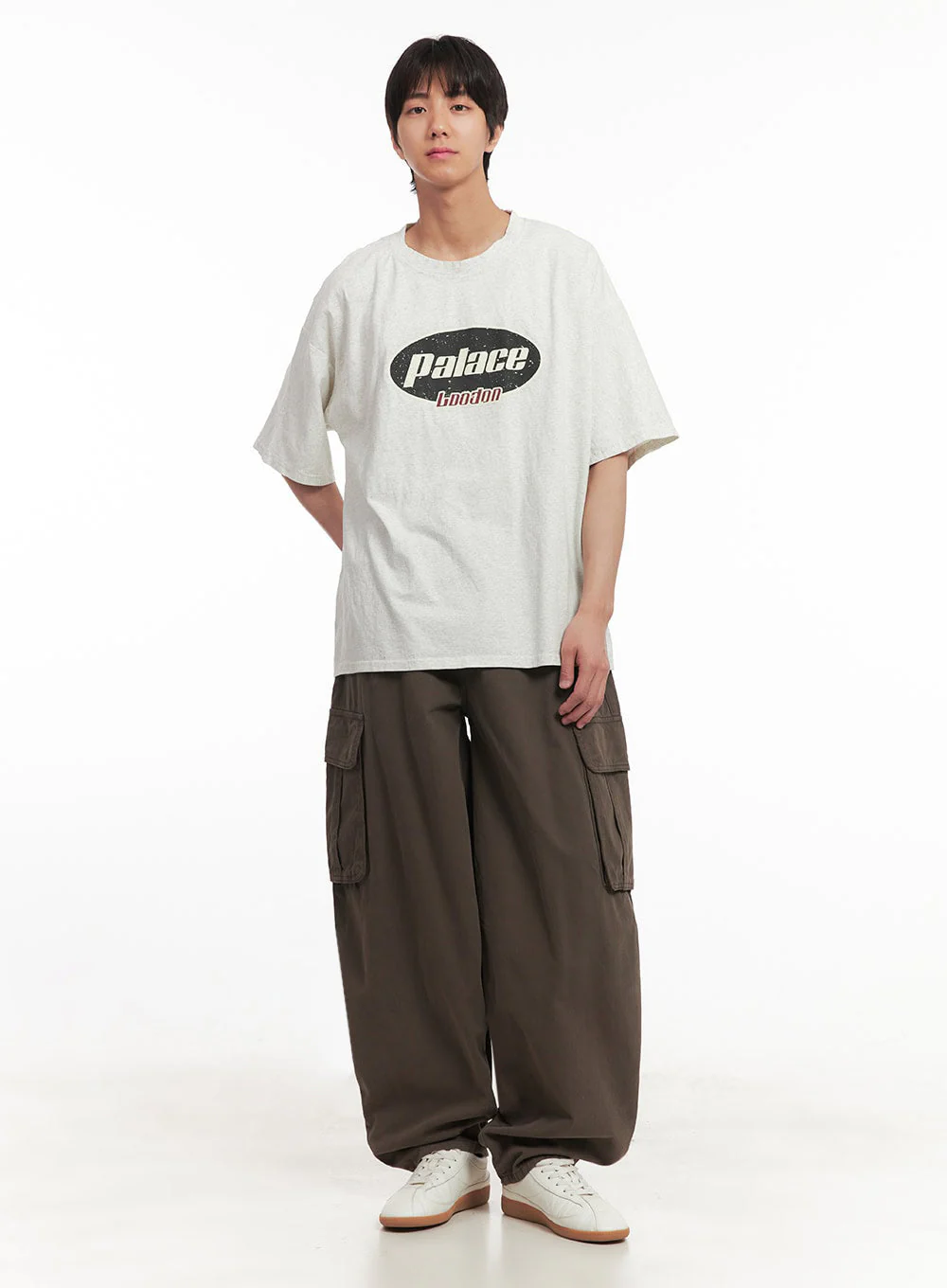 Men's Urban Graphic Oversize T-Shirt IA510 - Image 2
