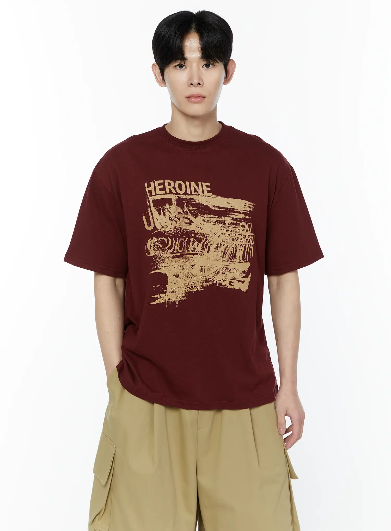 Men's Urban Style Graphic T-Shirt IA530