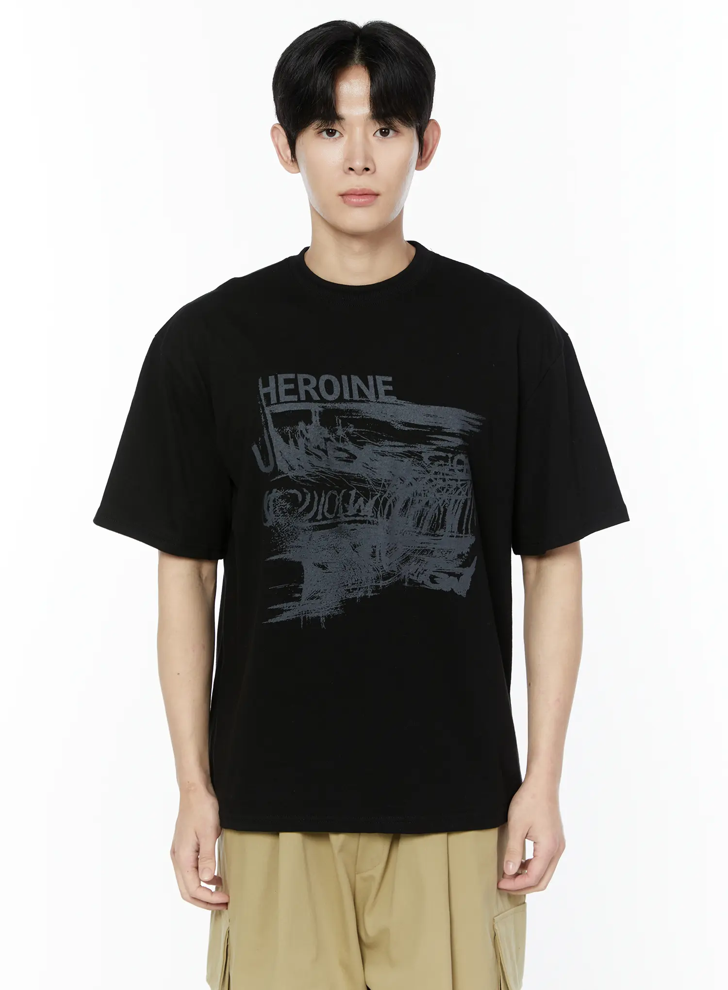 Men's Urban Style Graphic T-Shirt IA530 - Image 11