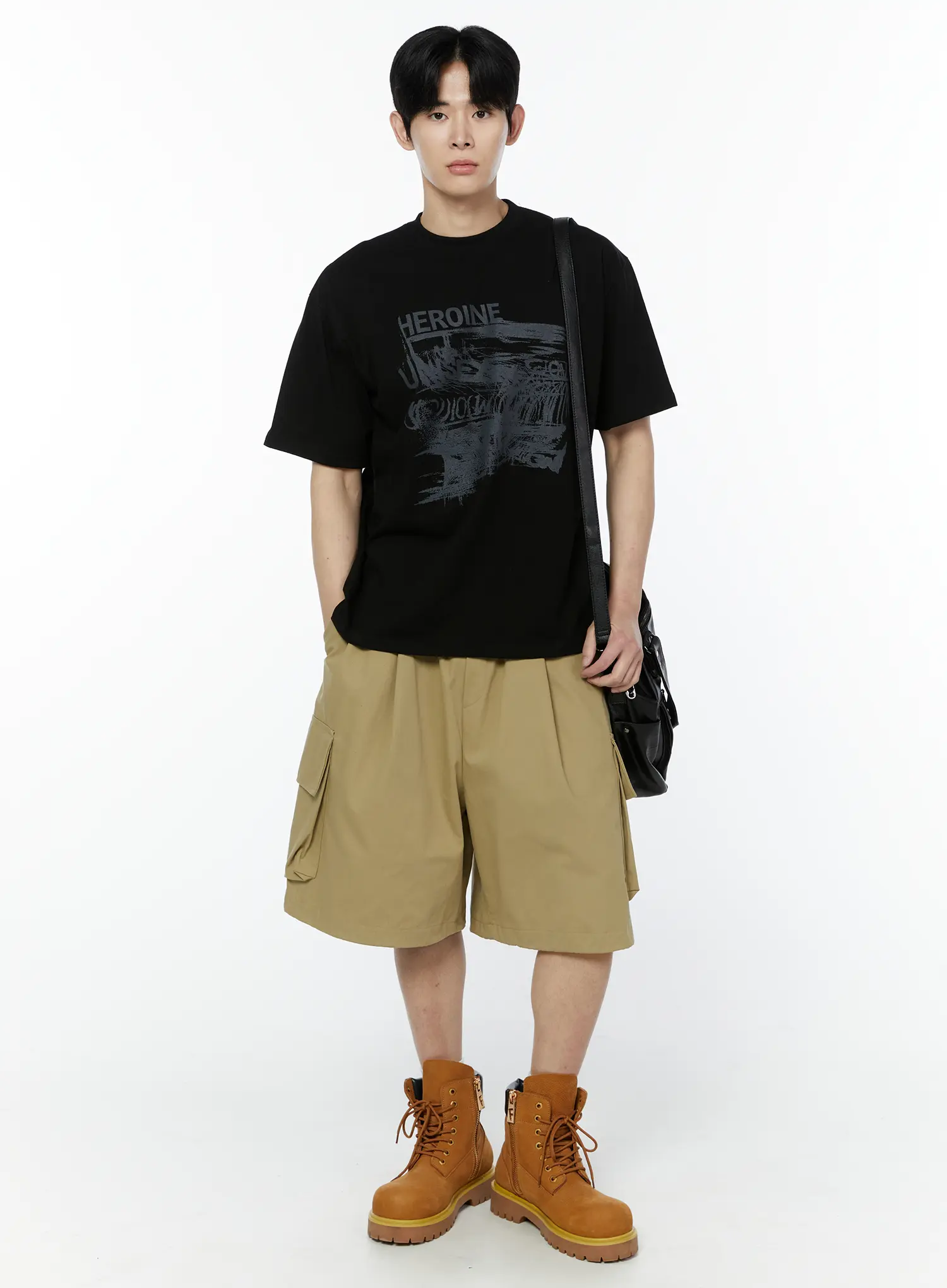 Men's Urban Style Graphic T-Shirt IA530 - Image 2