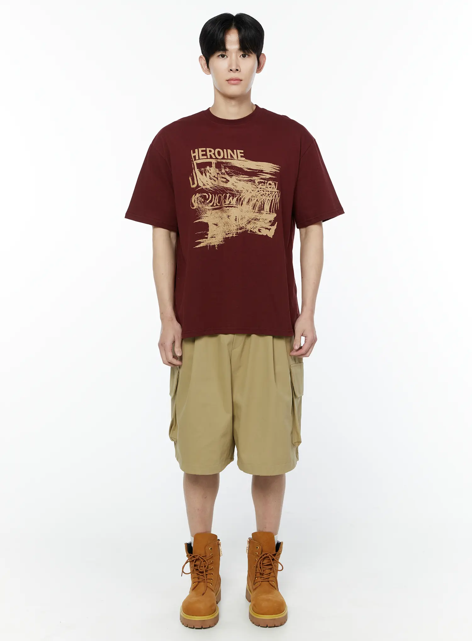 Men's Urban Style Graphic T-Shirt IA530 - Image 3