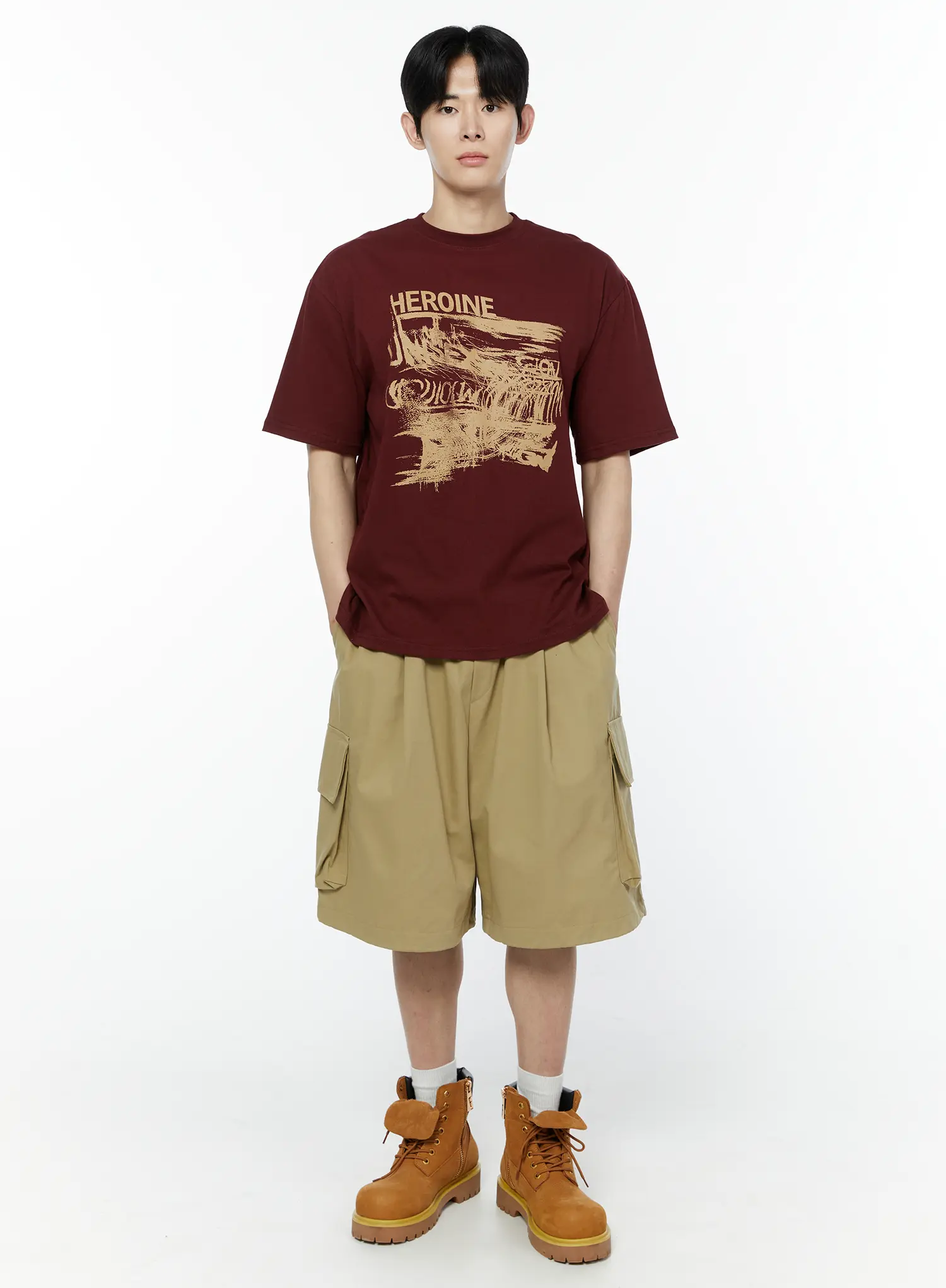 Men's Urban Style Graphic T-Shirt IA530 - Image 6