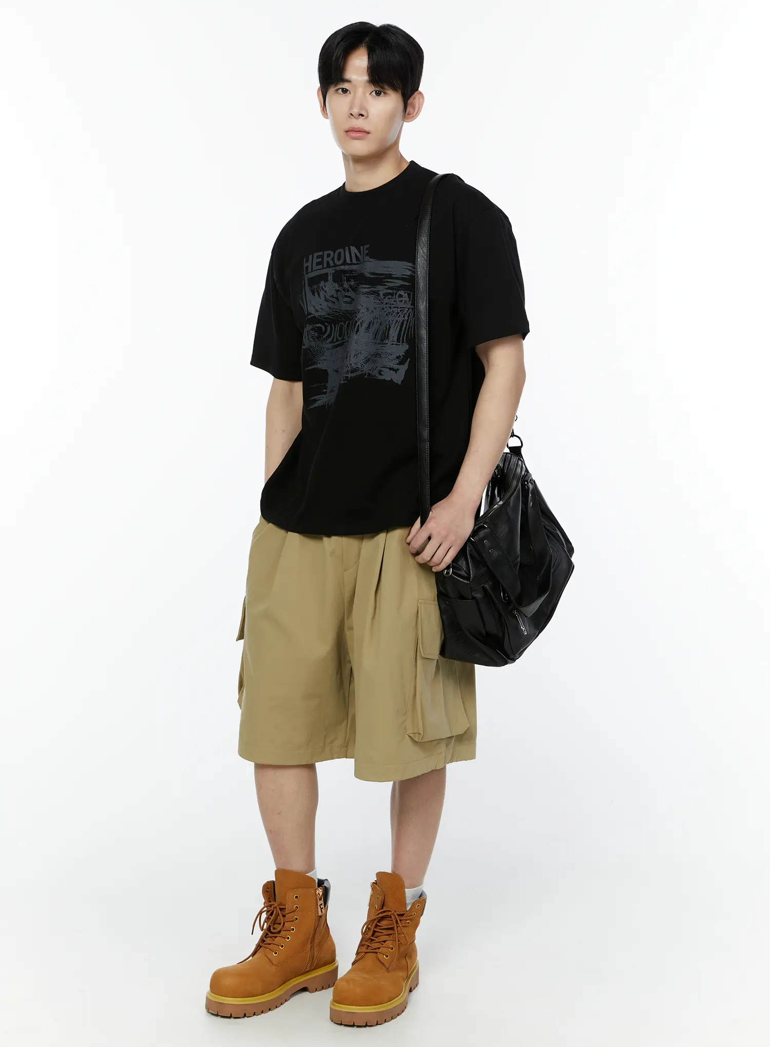 Men's Urban Style Graphic T-Shirt IA530 - Image 7
