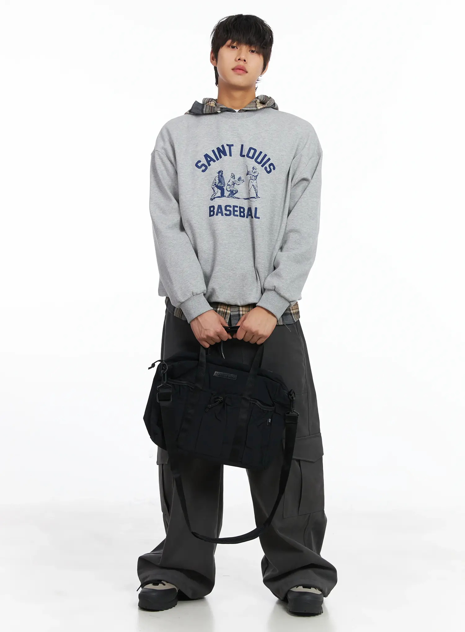 Men's Utility Crossbody Bag IJ512 - Image 5