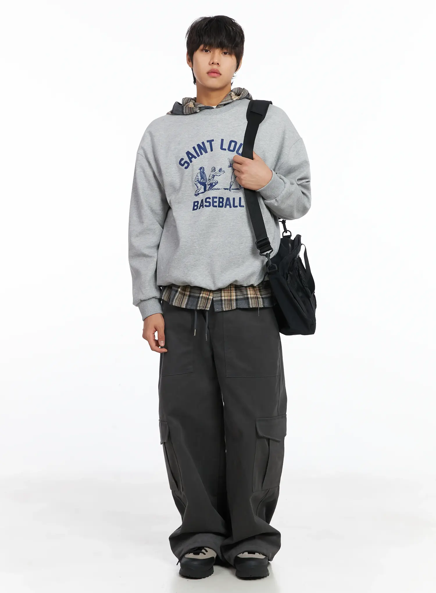 Men's Utility Crossbody Bag IJ512 - Image 6