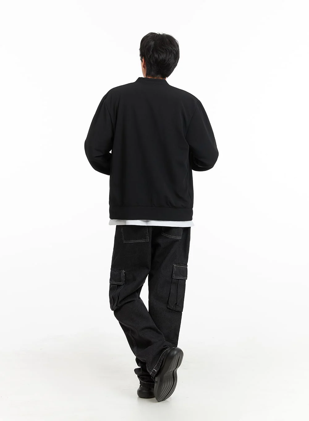 Men's V-Neck Buttoned Knit Cardigan IA402 - Image 7