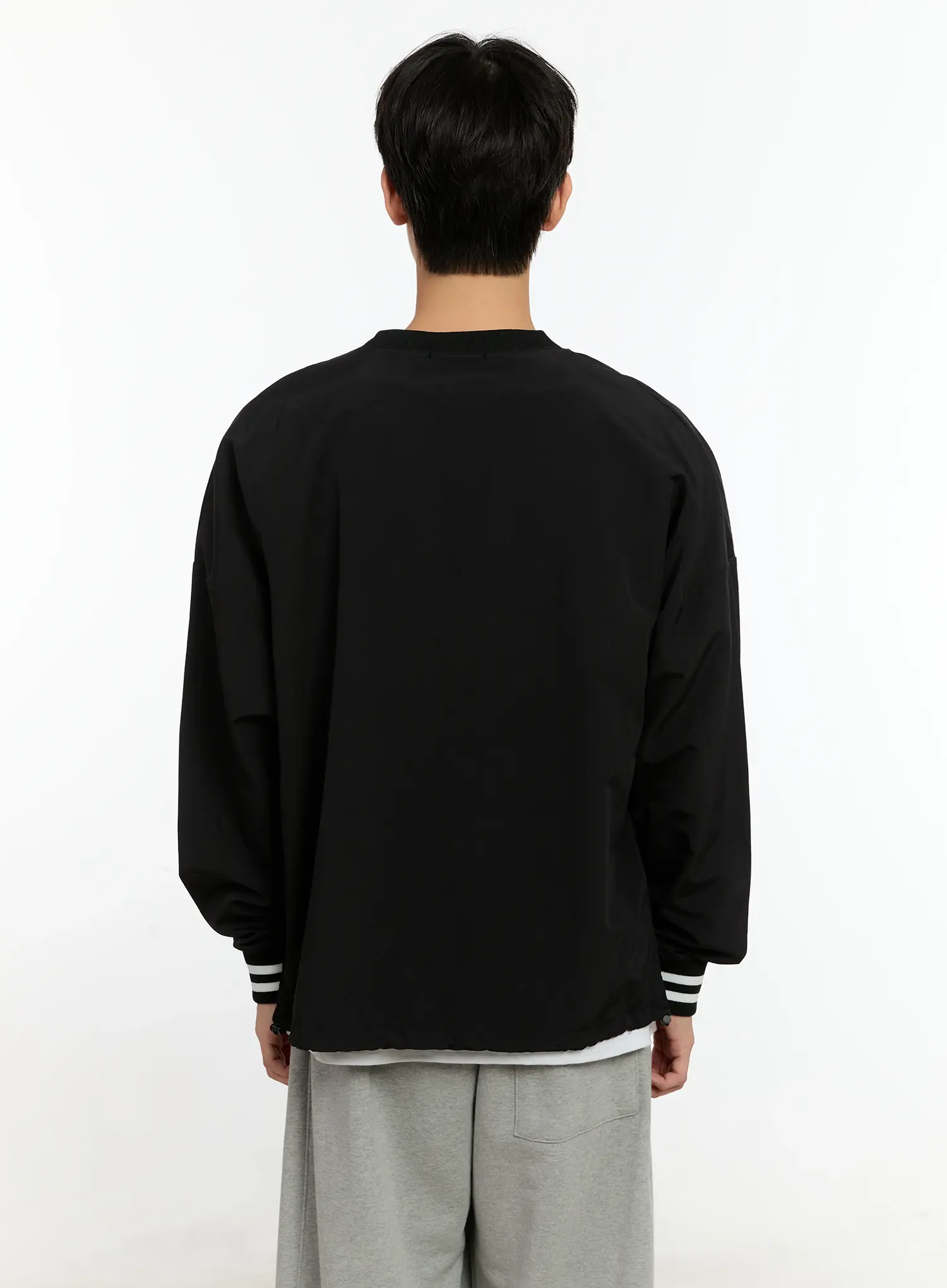 Men's V-Neck Sporty Sweatshirt IO531 - Image 5