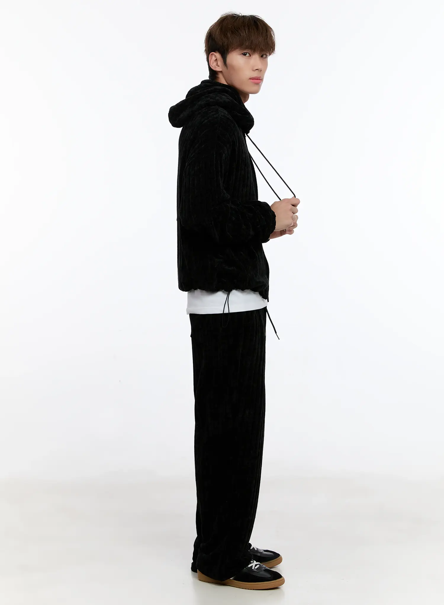 Men's Velvet Sweatpants IN512 - Image 11