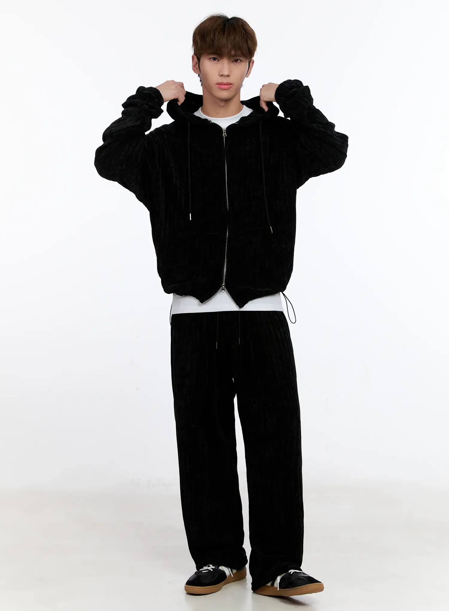 Men's Velvet Sweatpants IN512 - Image 23