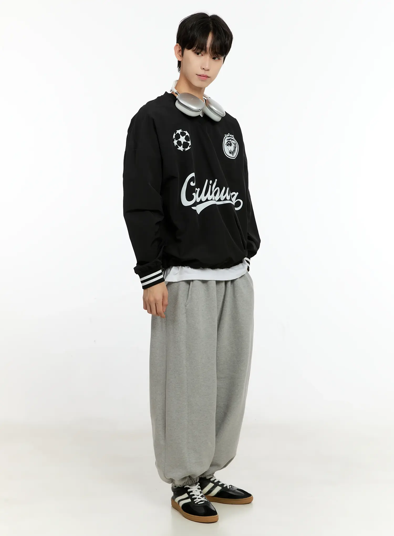 Men's Versatile Balloon-Fit Sweatpants IO531 - Image 3