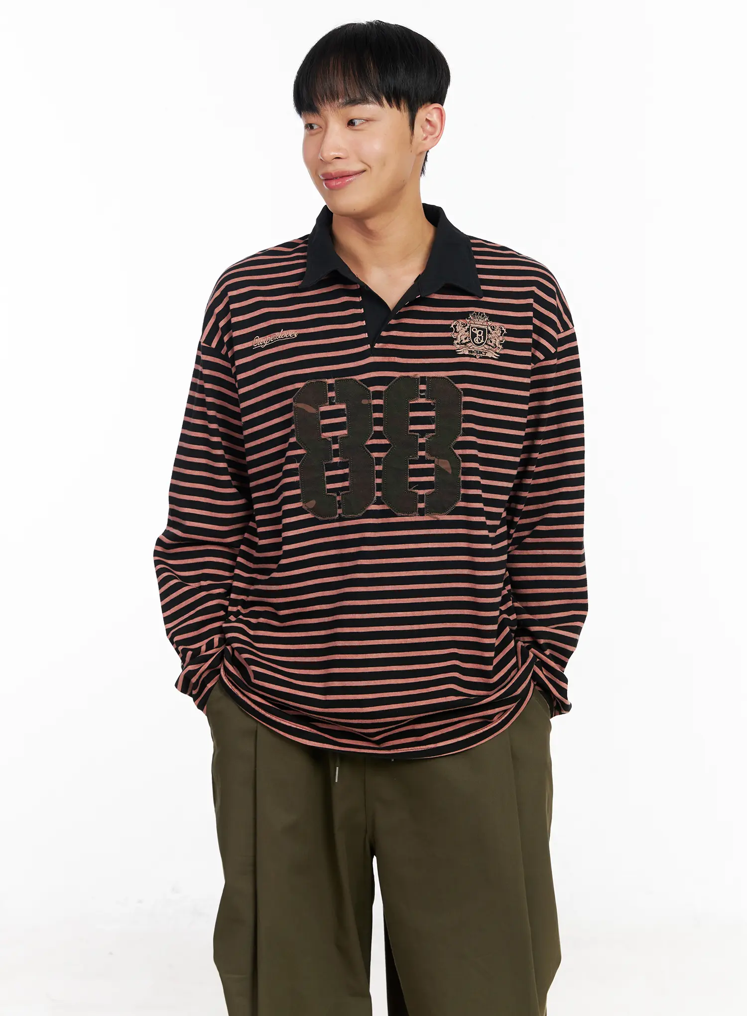 Men's Vintage 88 Polo Long Sleeve Shirt IA501 - Image 3