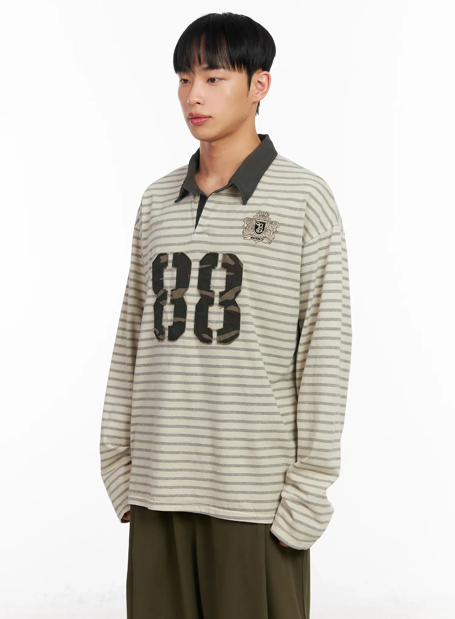 Men's Vintage 88 Polo Long Sleeve Shirt IA501 - Image 5