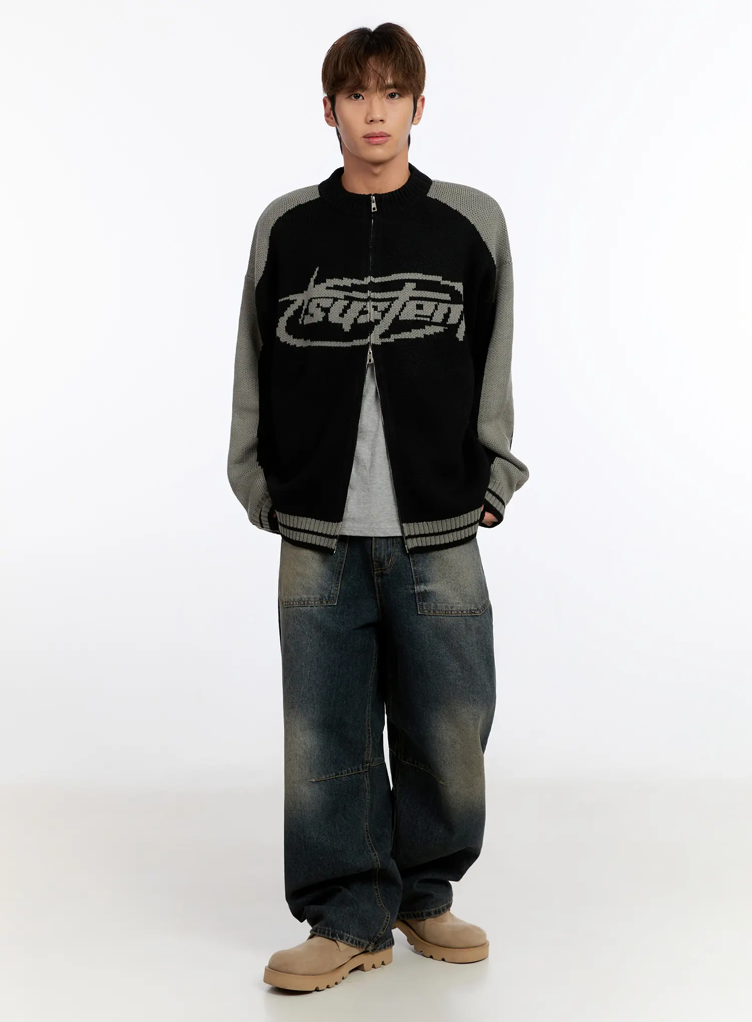 Men's Vintage Big Pocket Jeans IN524 - Image 10