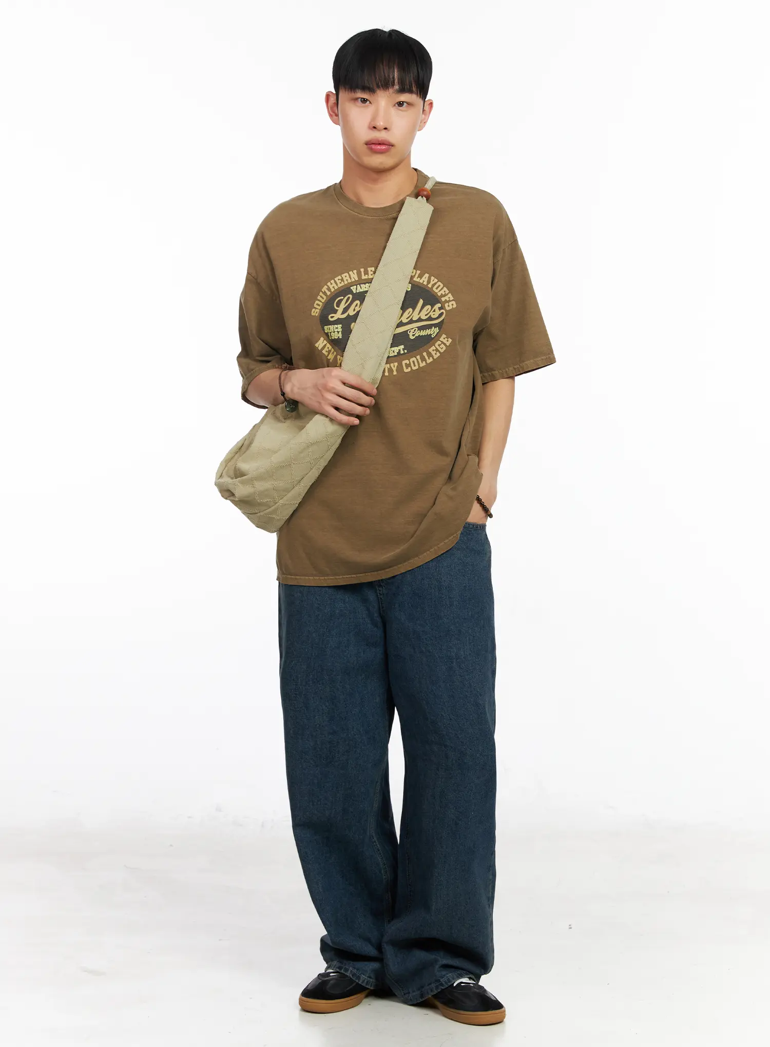 Men's Vintage City Graphic T-Shirt IA501
