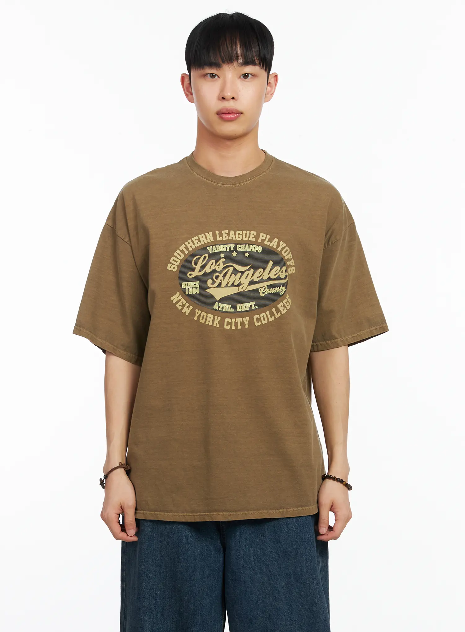 Men's Vintage City Graphic T-Shirt IA501 - Image 10