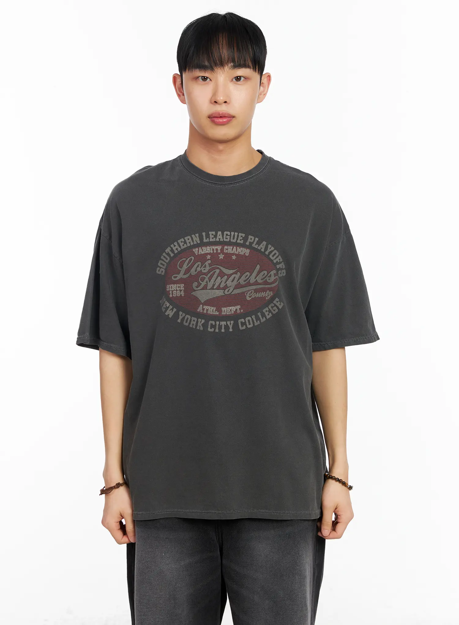 Men's Vintage City Graphic T-Shirt IA501 - Image 11