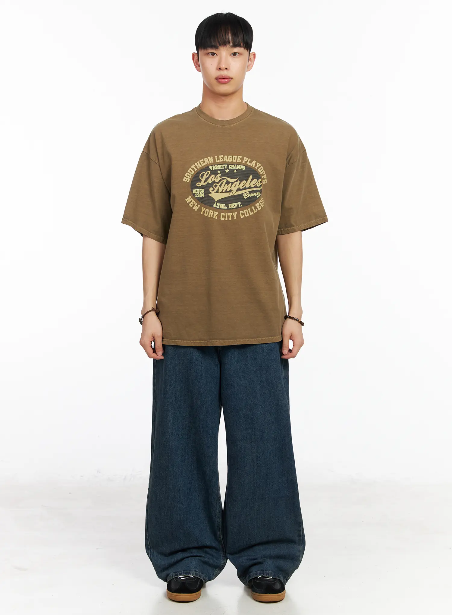 Men's Vintage City Graphic T-Shirt IA501 - Image 4