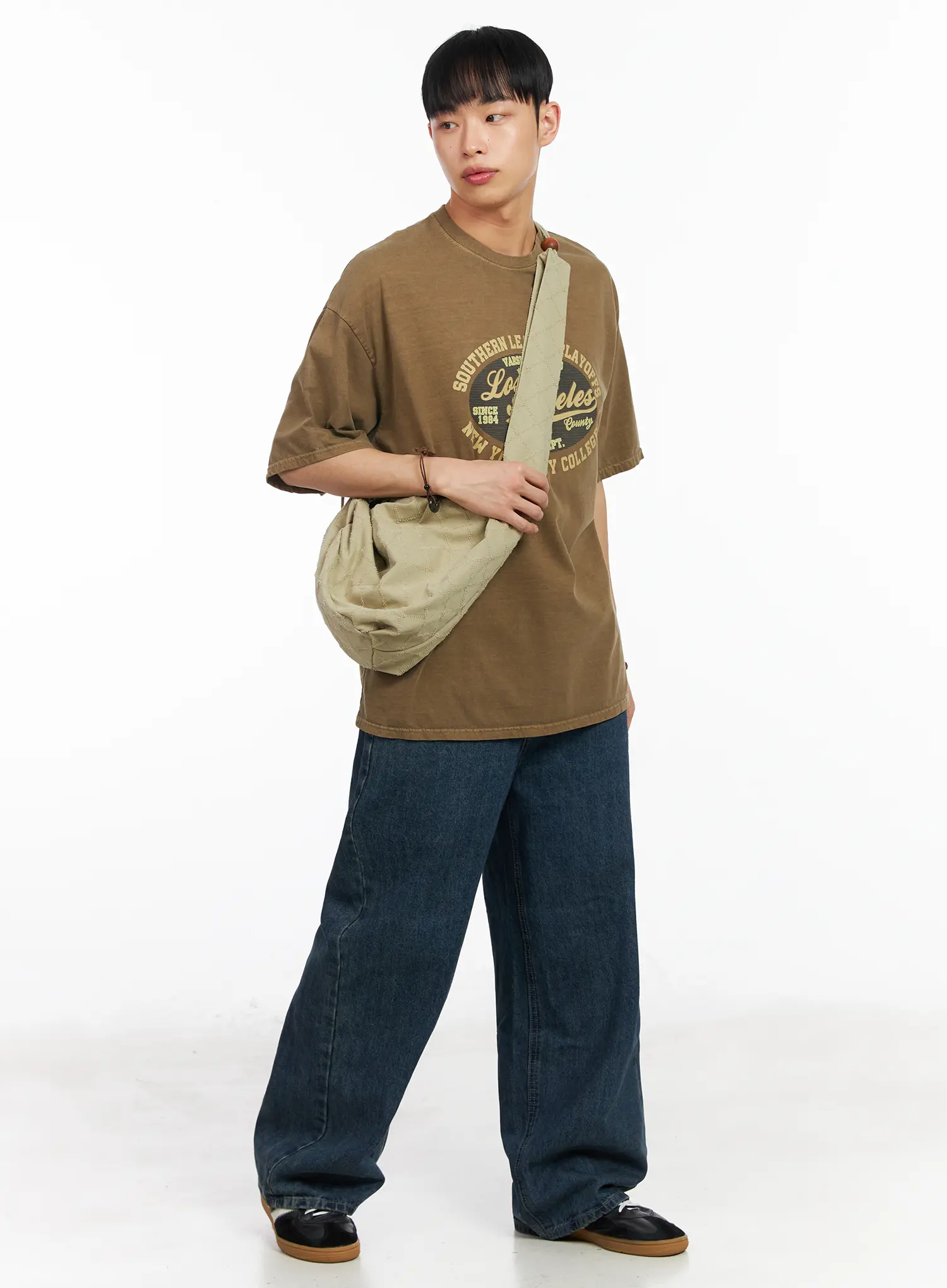 Men's Vintage City Graphic T-Shirt IA501 - Image 8