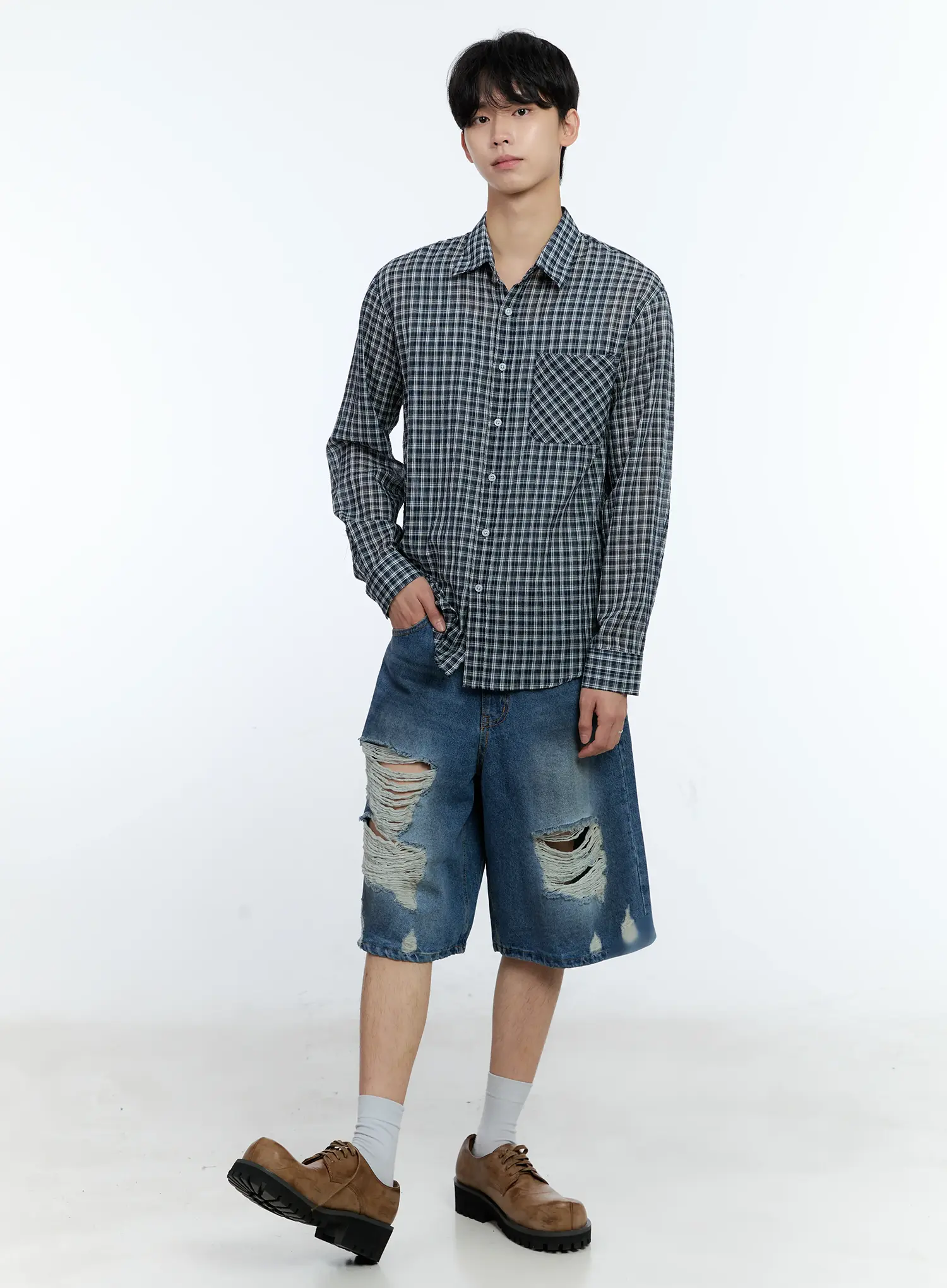 Men's Vintage Distressed Jorts IG501 - Image 16