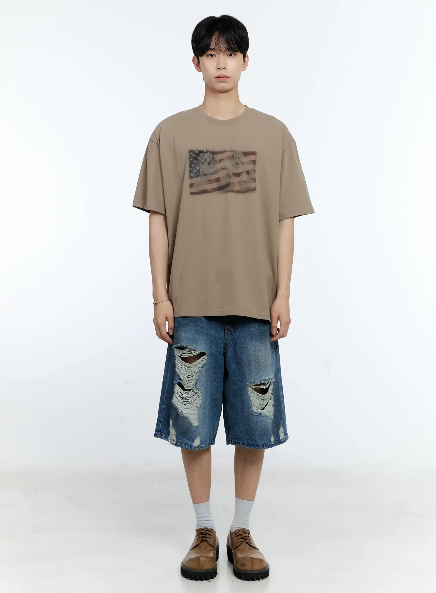 Men's Vintage Distressed Jorts IG501 - Image 4