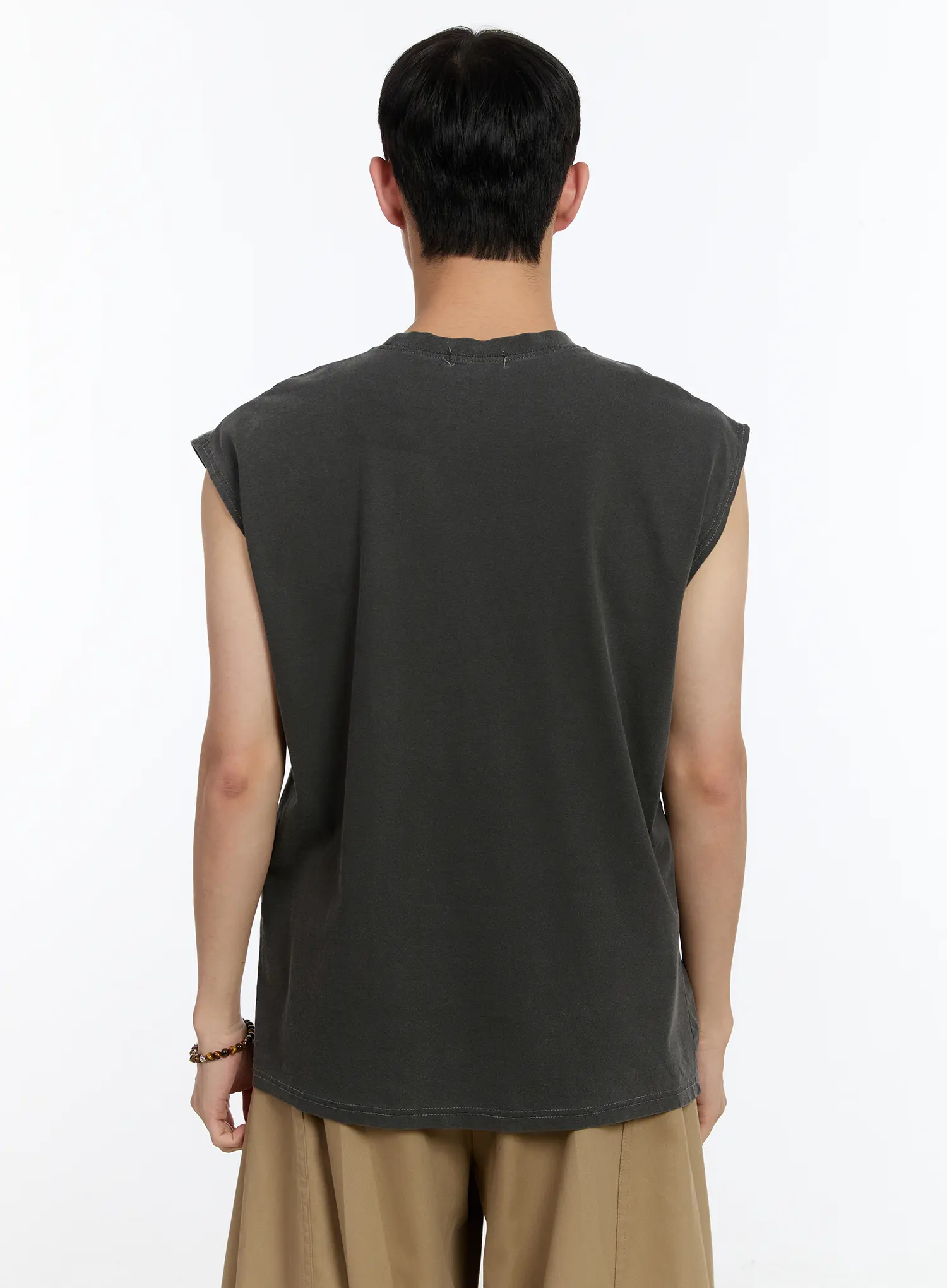 Men's Vintage Graphic Sleeveless Tee IA507 - Image 5