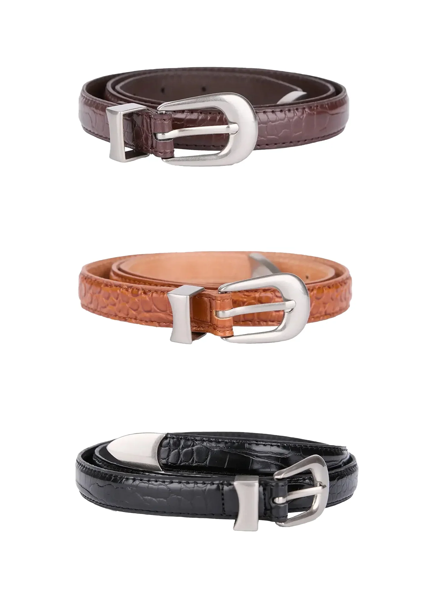 Men's Vintage Horseshoe Buckle Belt IL516