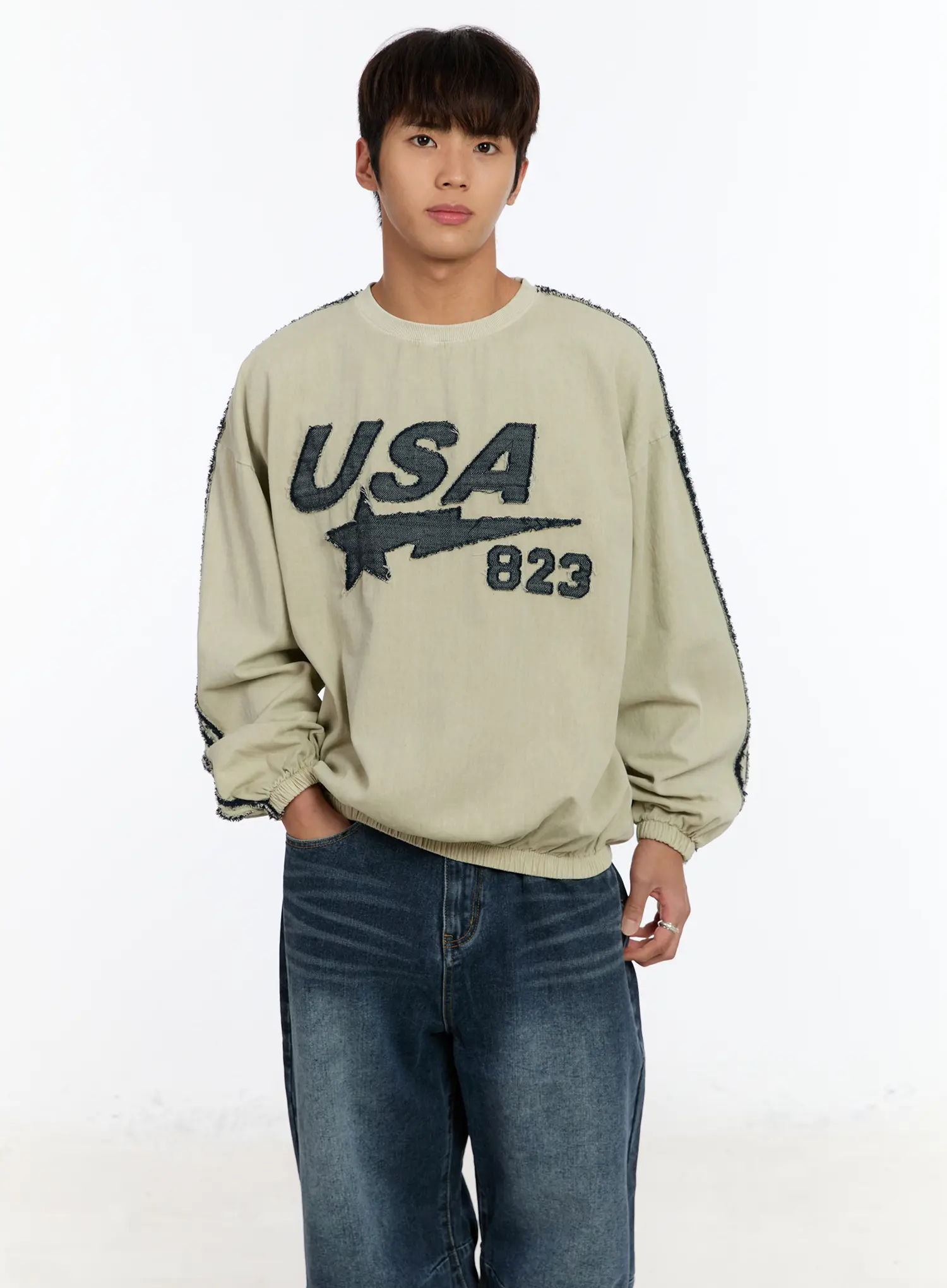 Men's Vintage USA Pigment Sweatshirt IM530 - Image 6