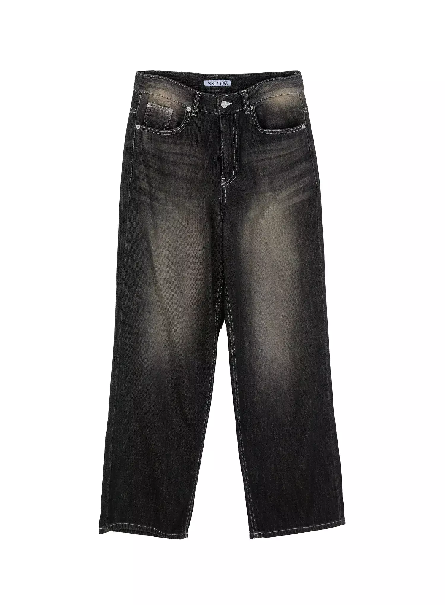 Men's Vintage Wash Baggy Jeans IG520 - Image 15