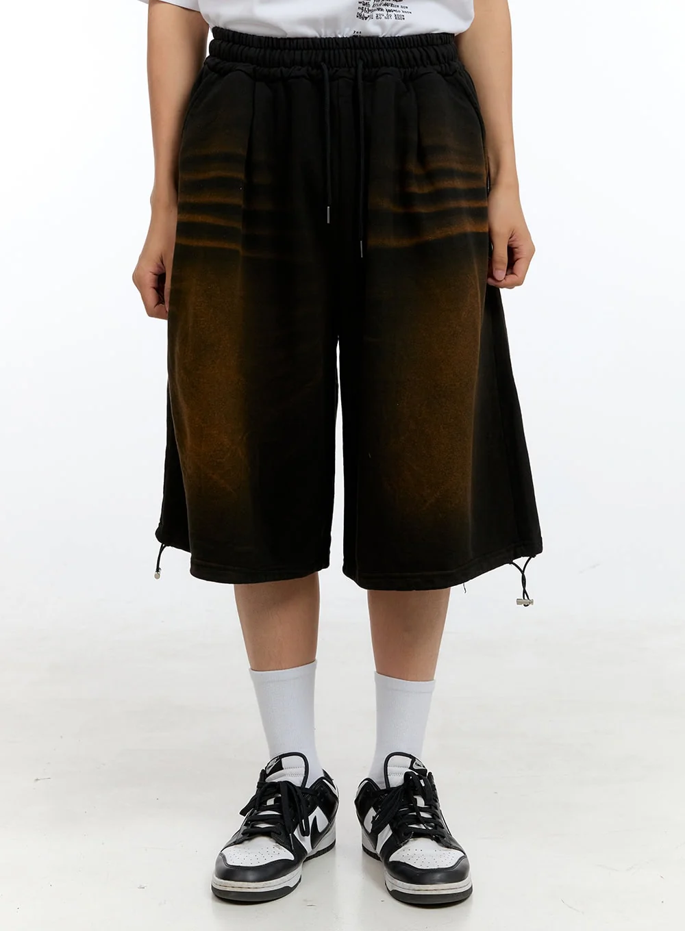 Men's Vintage Washed Baggy Jorts IG416 - Image 2