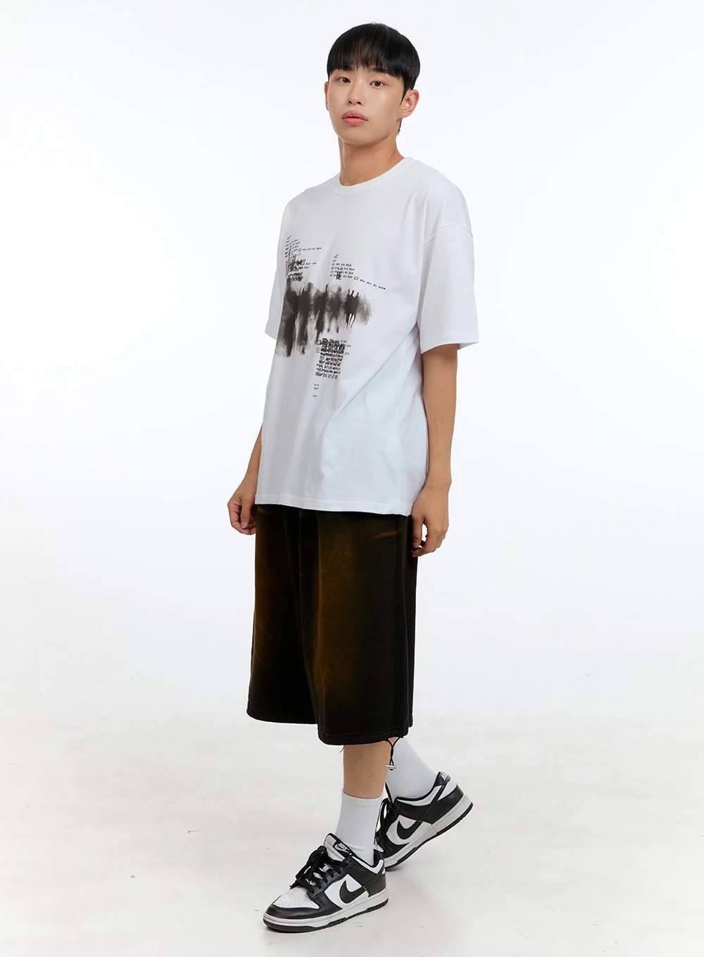 Men's Vintage Washed Baggy Jorts IG416 - Image 8