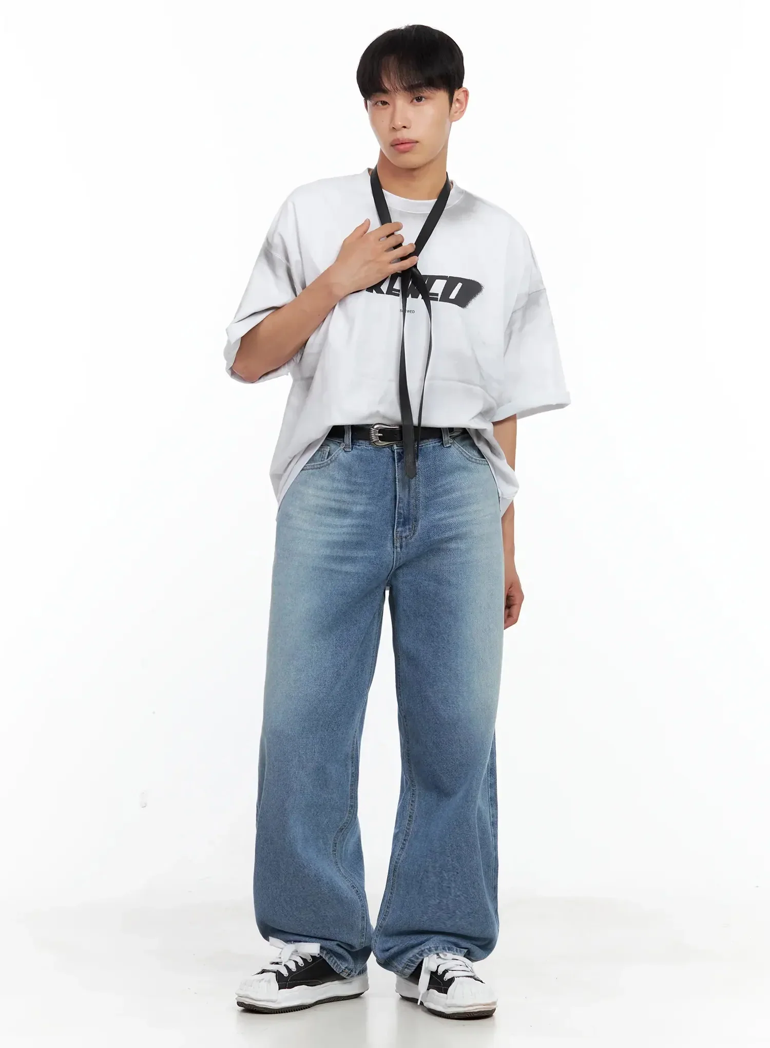 Men's Vintage Western Belt IL516 - Image 4