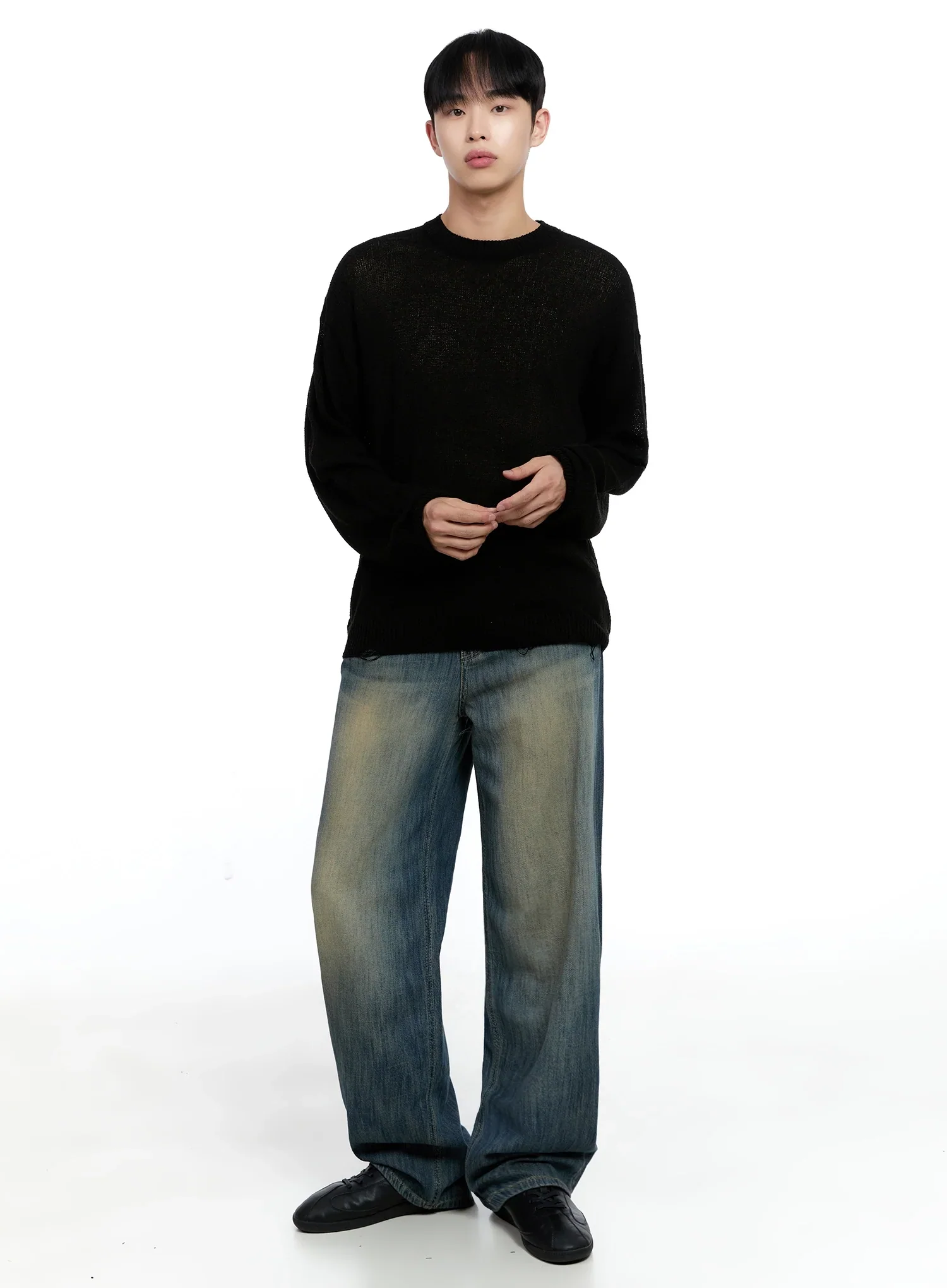 Men's Vintage Wide-Leg Jeans IG520