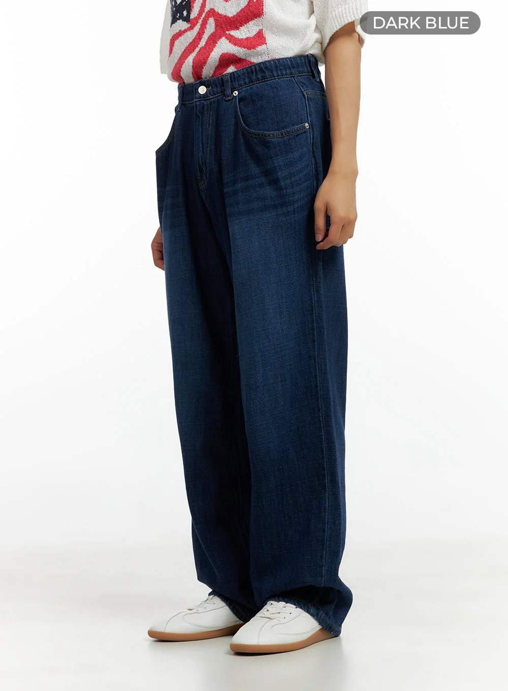 Men's Washed Cotton Denim Jeans CL429 - Image 8