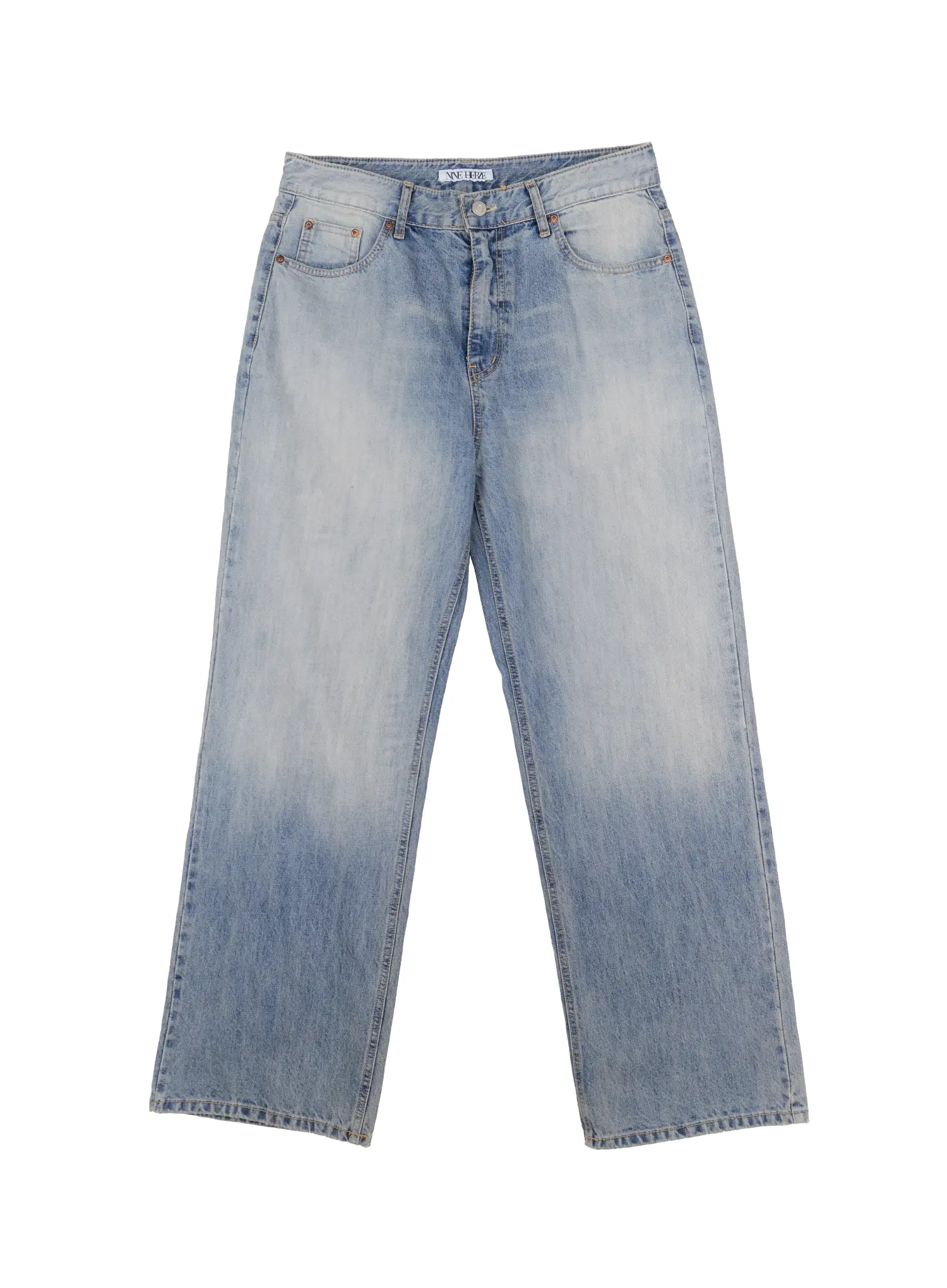 Men's Washed Denim Jeans IN512 - Image 11
