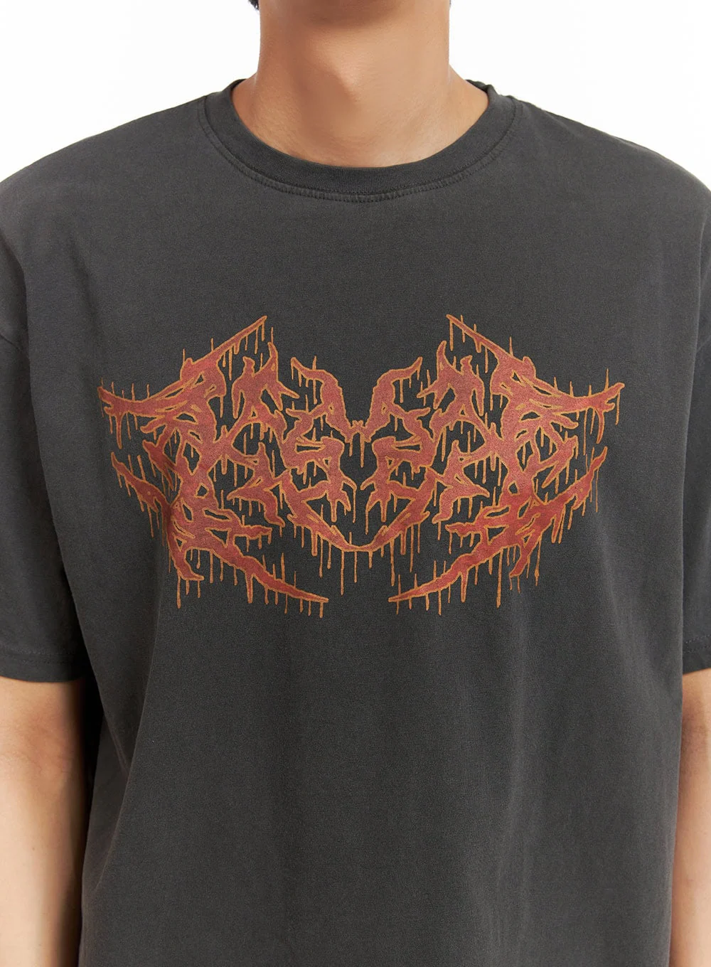 Men's Washed Graphic T-Shirt IY416 - Image 2