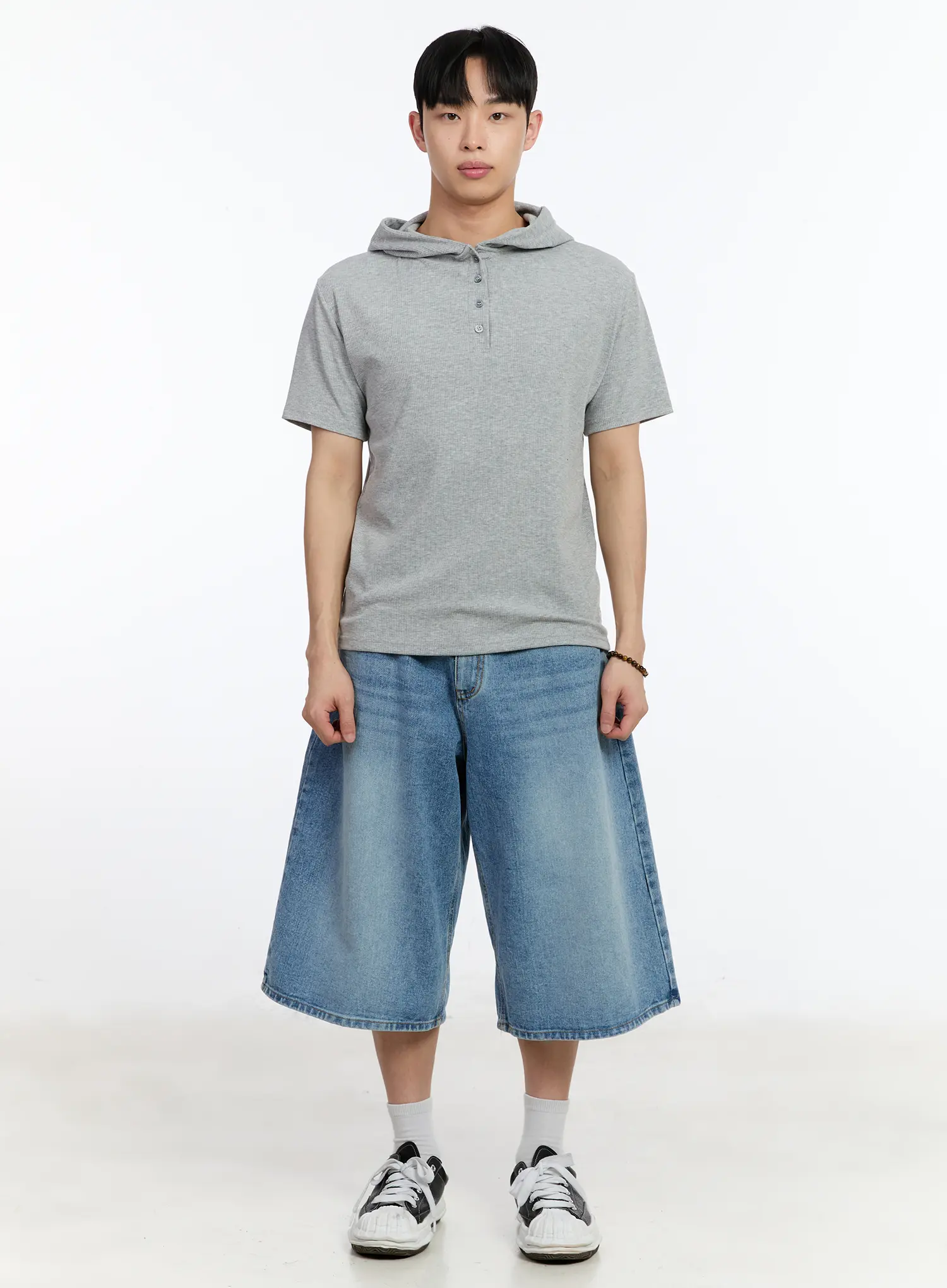 Men's Washed Wide-FIt Jorts IA507 - Image 4