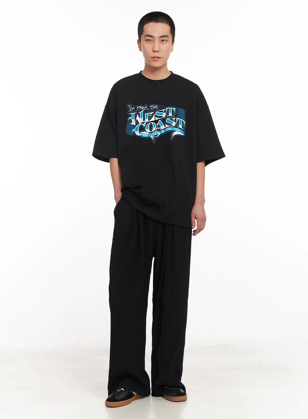 Men's West Coast Graphic Tee IY506 - Image 10