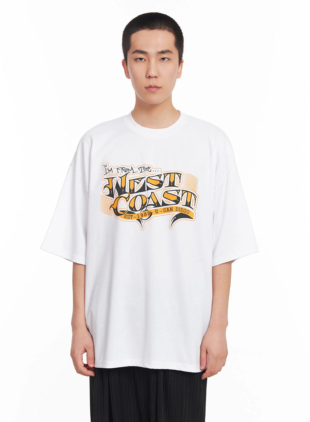 Men's West Coast Graphic Tee IY506 - Image 14