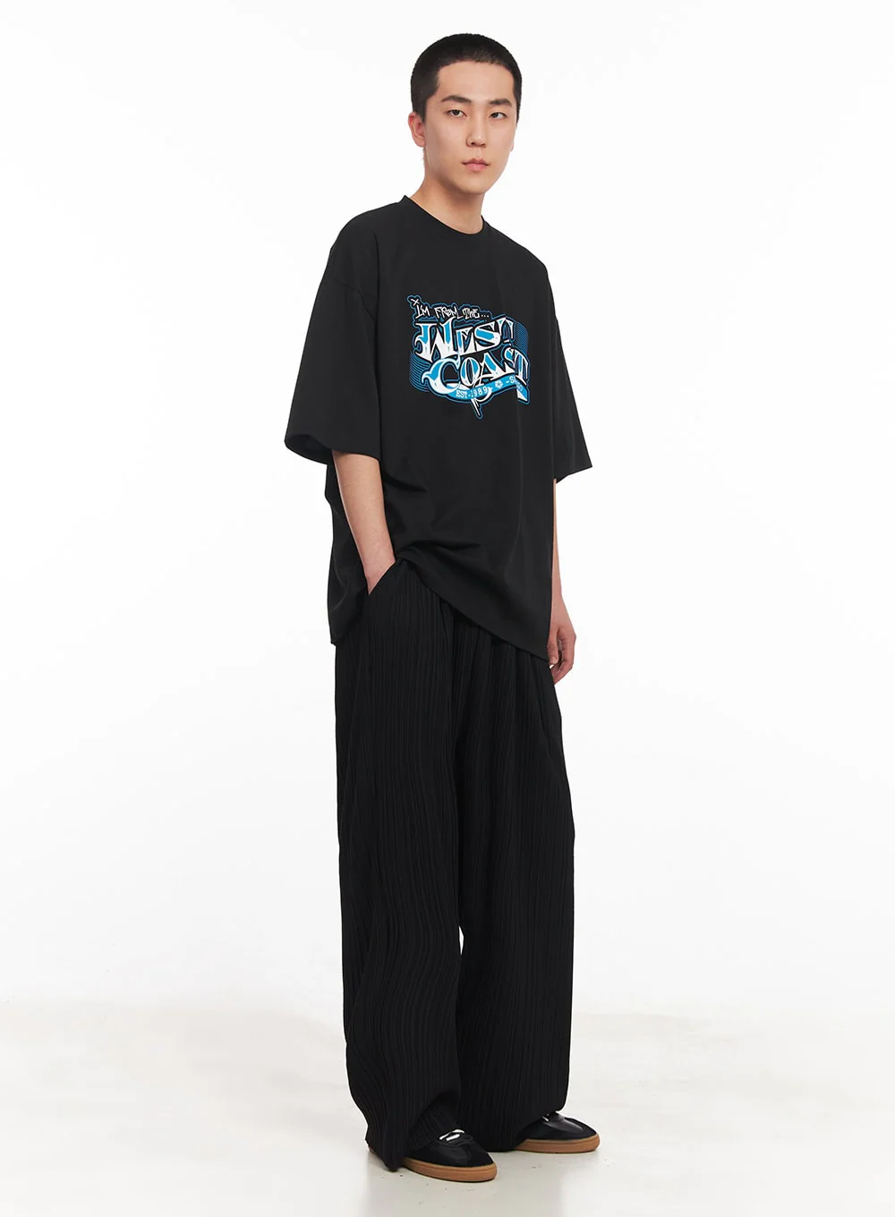 Men's West Coast Graphic Tee IY506 - Image 2
