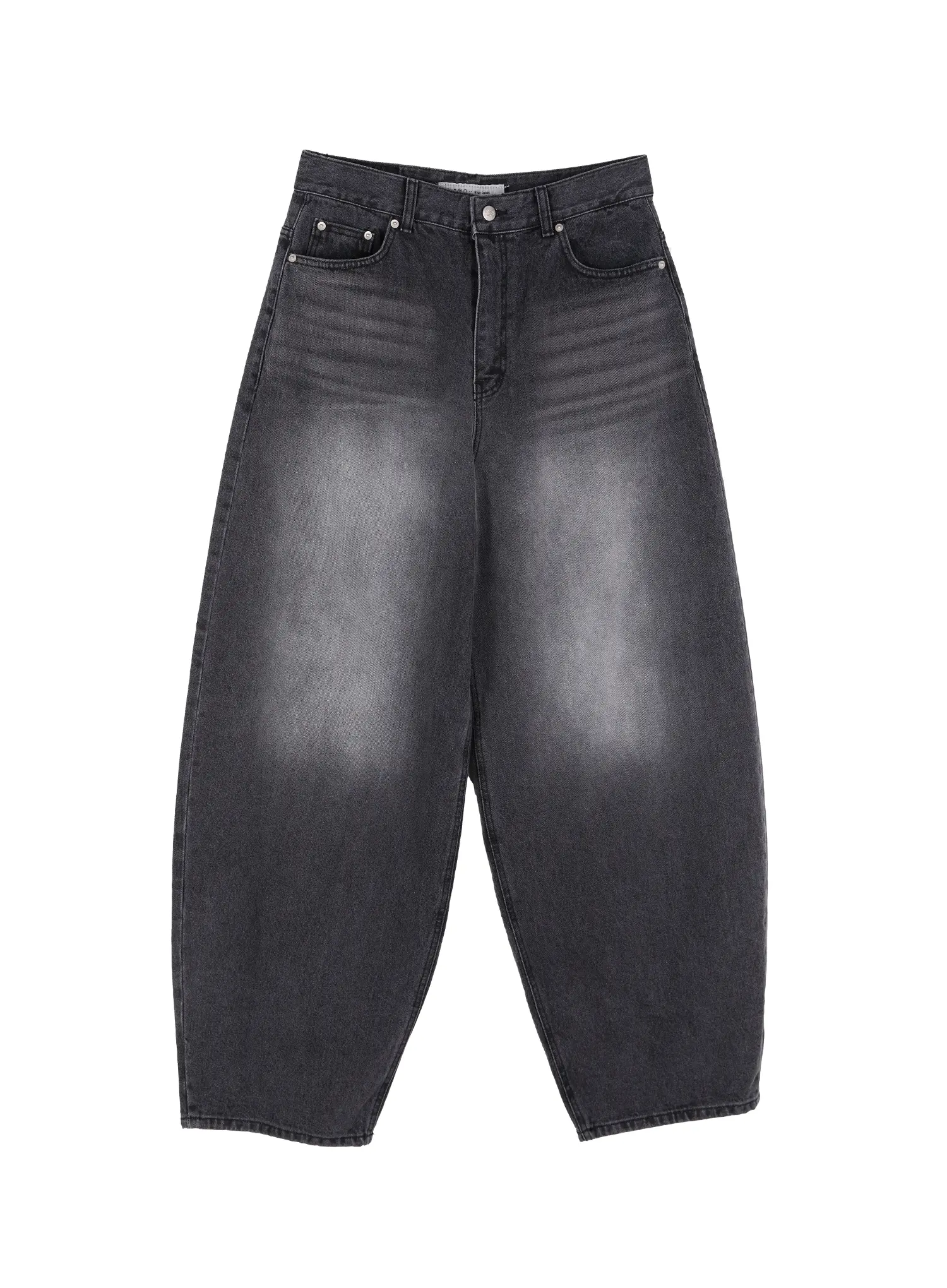 Men's Wide Balloon-Fit Denim Jeans IL514 - Image 16