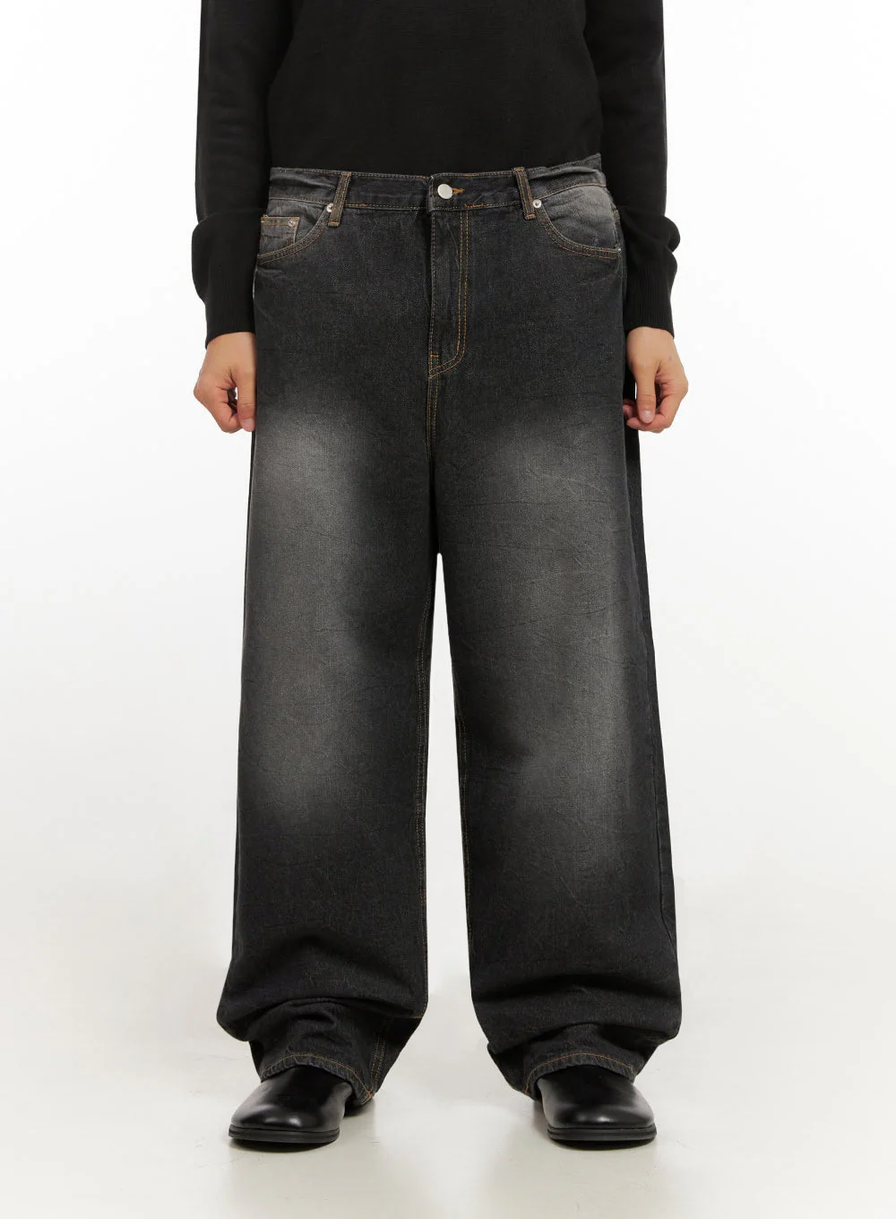 Men's Wide Fit Cotton Denim Jeans ID413 - Image 2