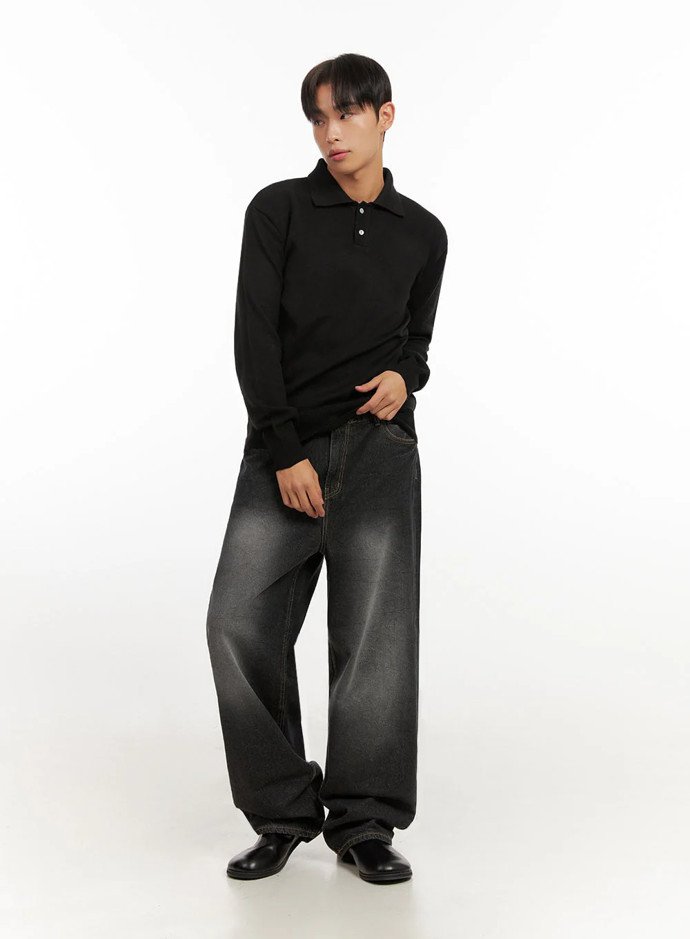 Men's Wide Fit Cotton Denim Jeans ID413 - Image 3