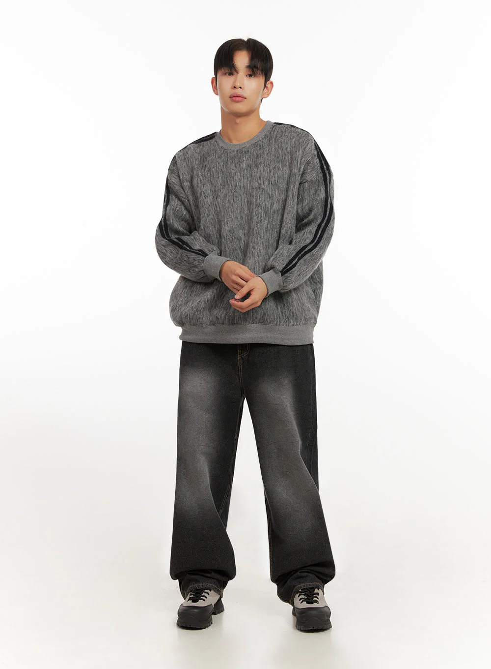Men's Wide Fit Cotton Denim Jeans ID413 - Image 9