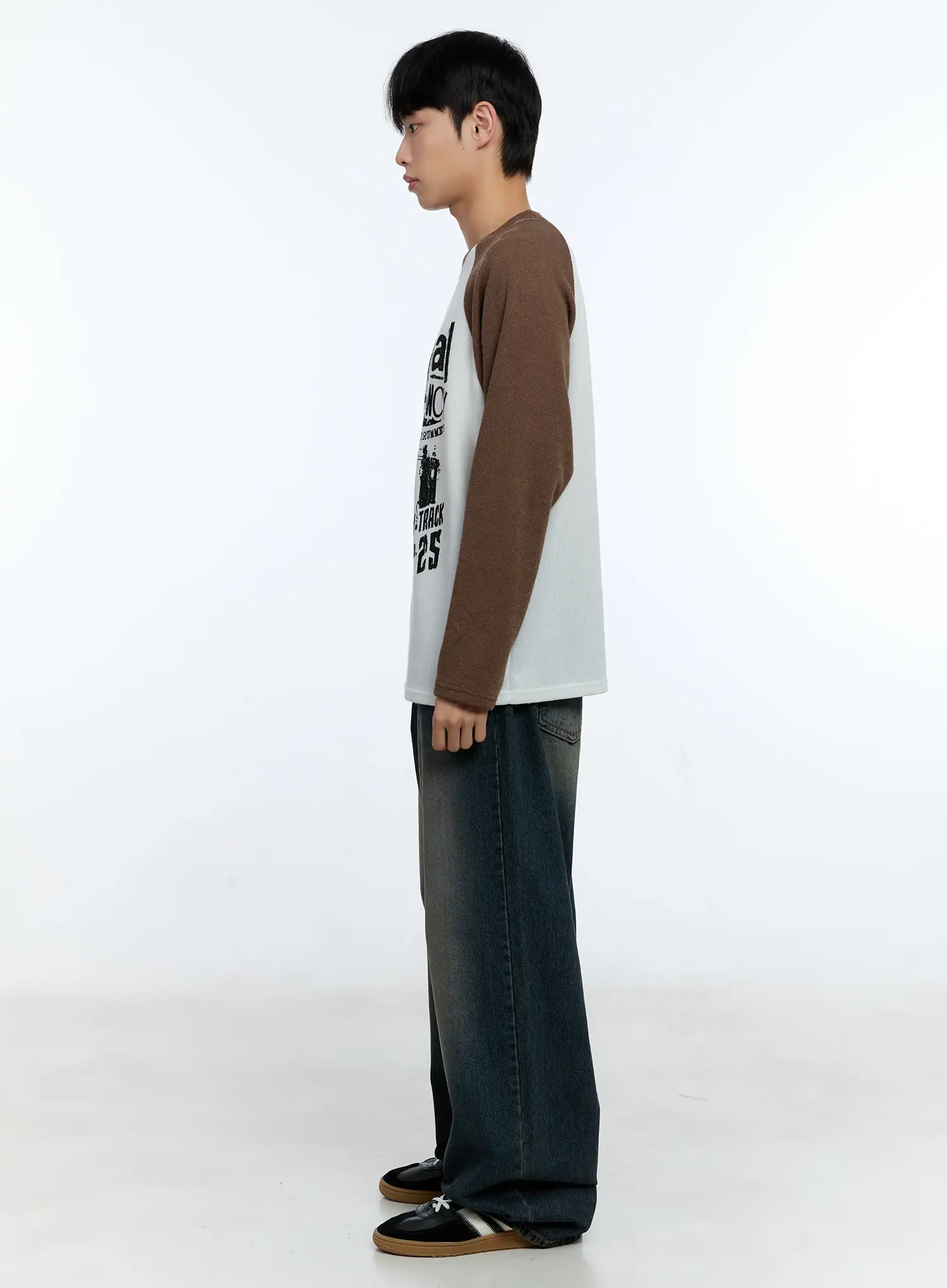 Men's Wide Fit Deep Wash Denim Jeans IG519 - Image 8