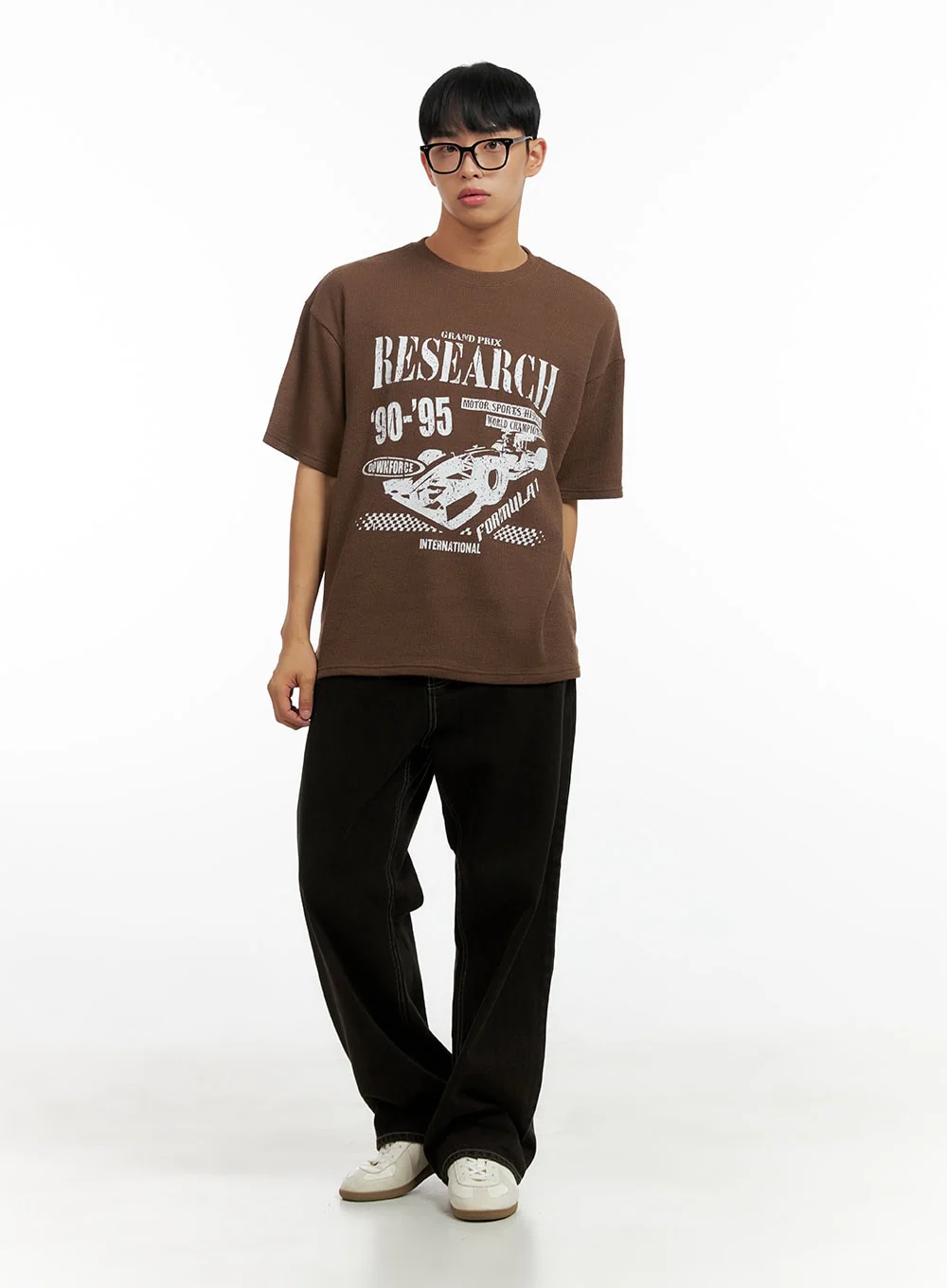 Men's Wide Fit Washed Baggy Jeans CL429 - Image 2