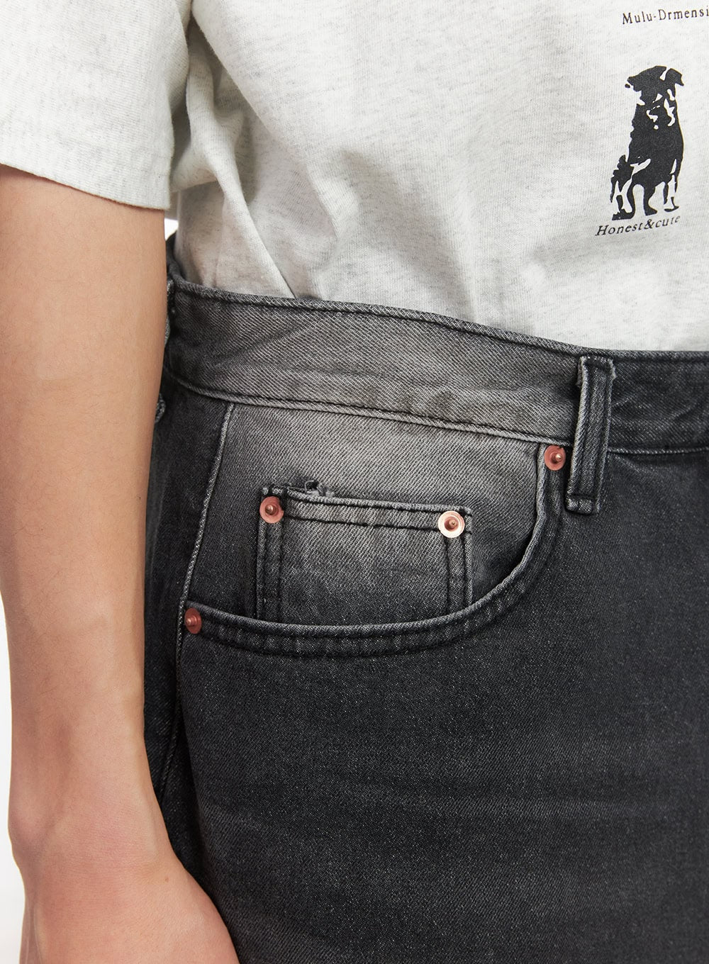 Men's Wide-Fit Washed Jorts IA521 - Image 3