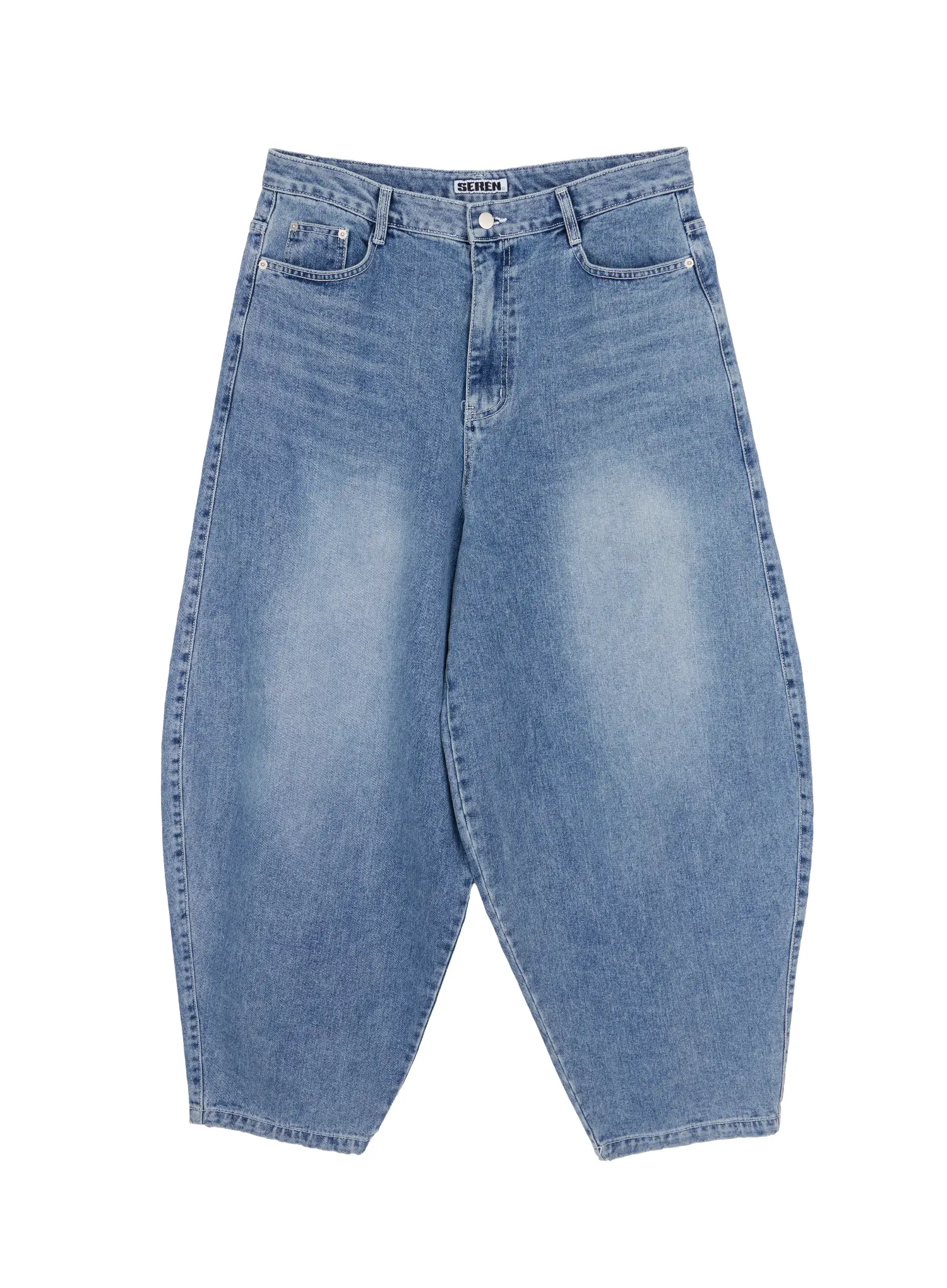 Men's Wide Leg Balloon Jeans IM530 - Image 12