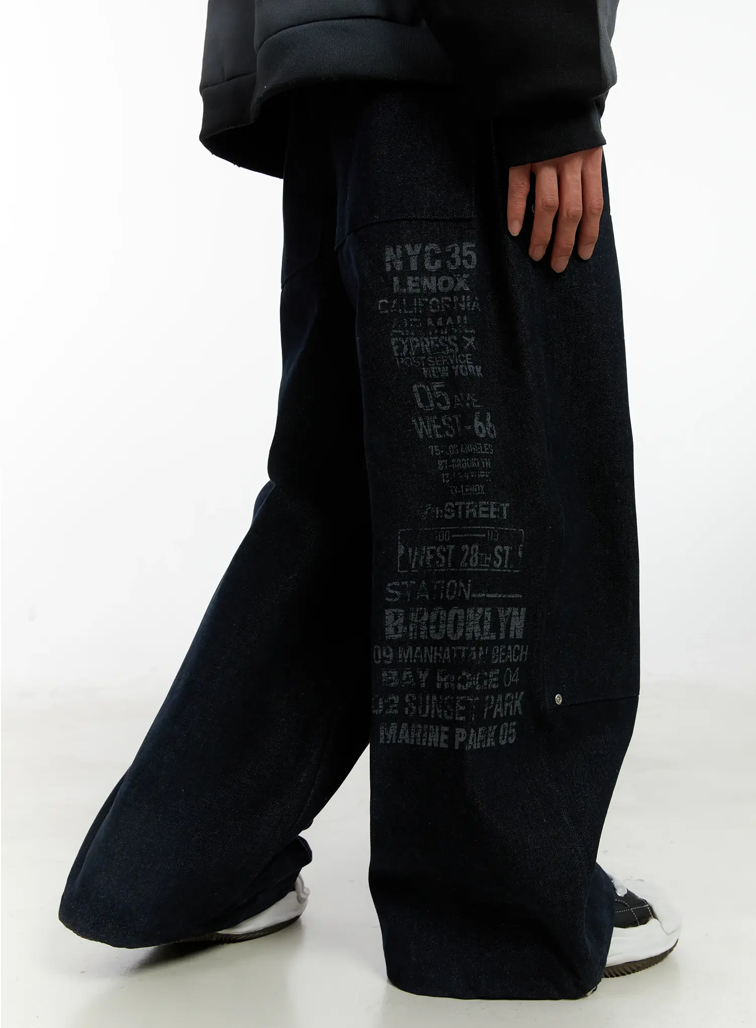 Men's Wide Leg Carpenter Jeans ID523 - Image 2