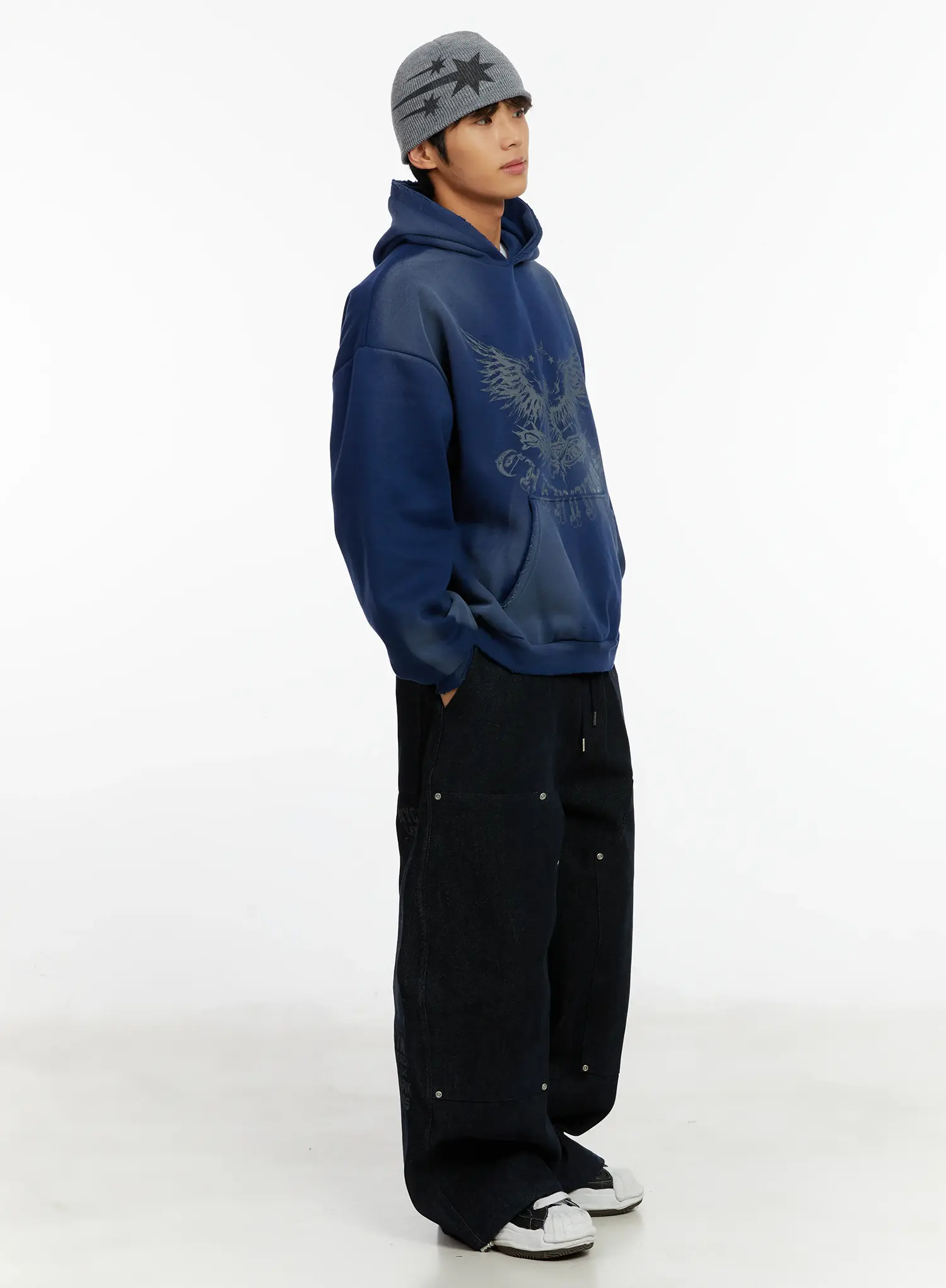 Men's Wide Leg Carpenter Jeans ID523 - Image 3