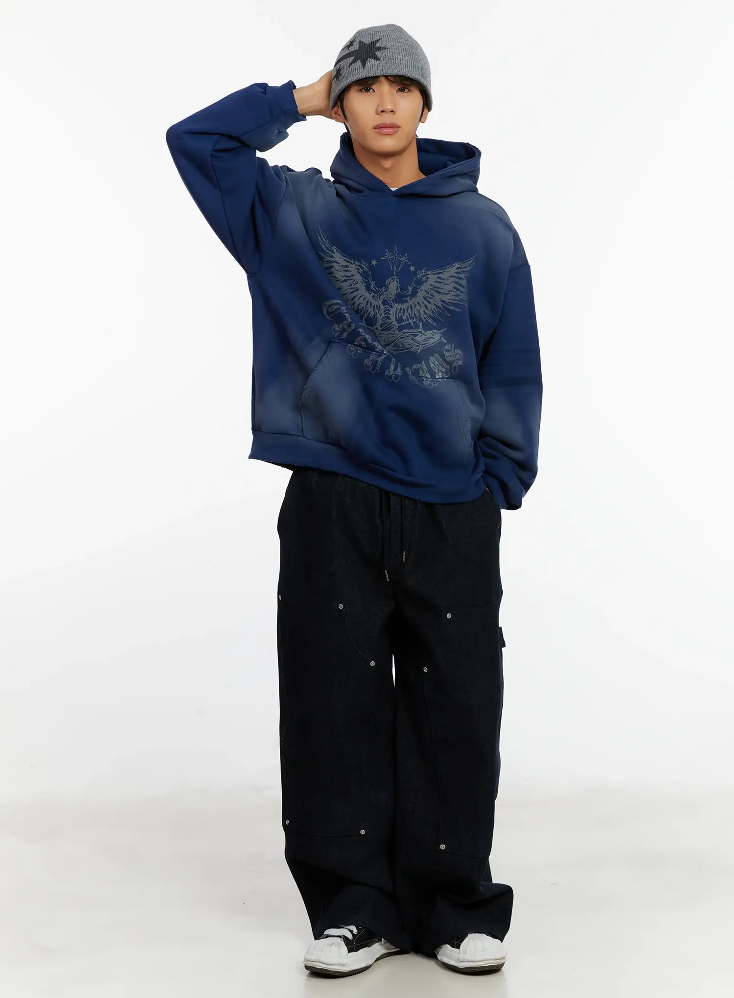 Men's Wide Leg Carpenter Jeans ID523 - Image 9